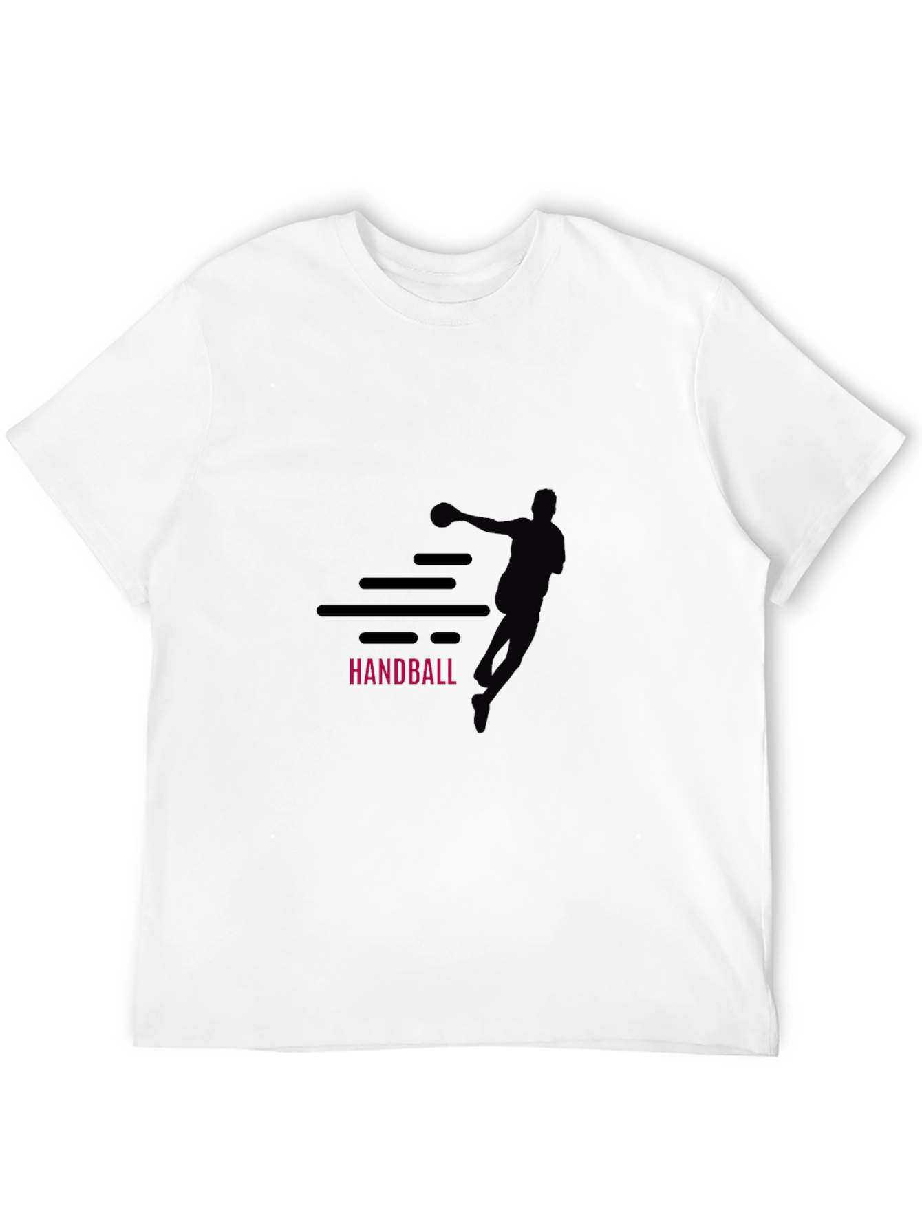 Handball Player Graphic T-Shirt - Sporty Design
