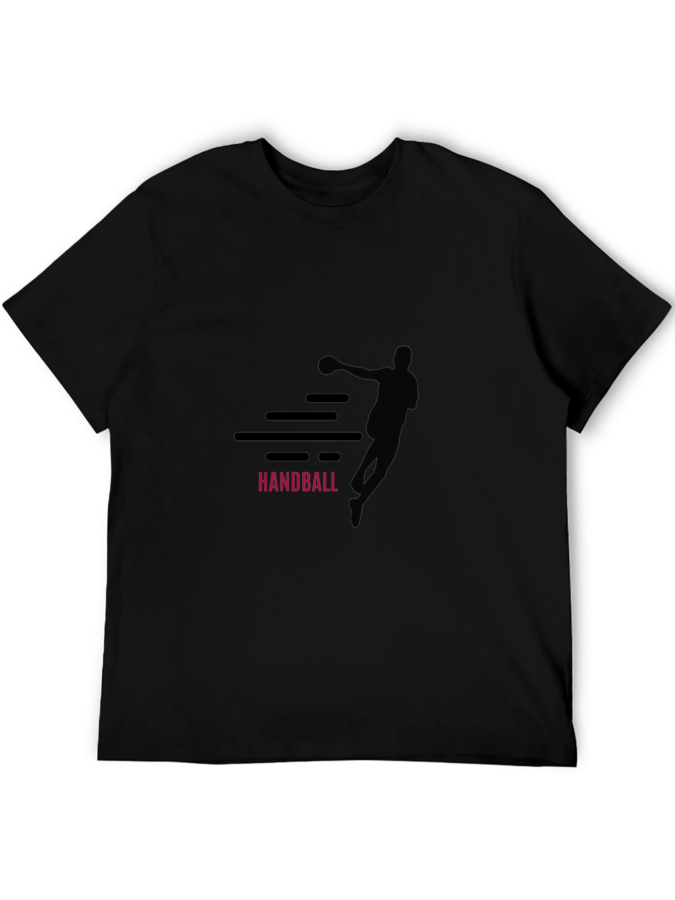 Handball Player Graphic T-Shirt - Sporty Design