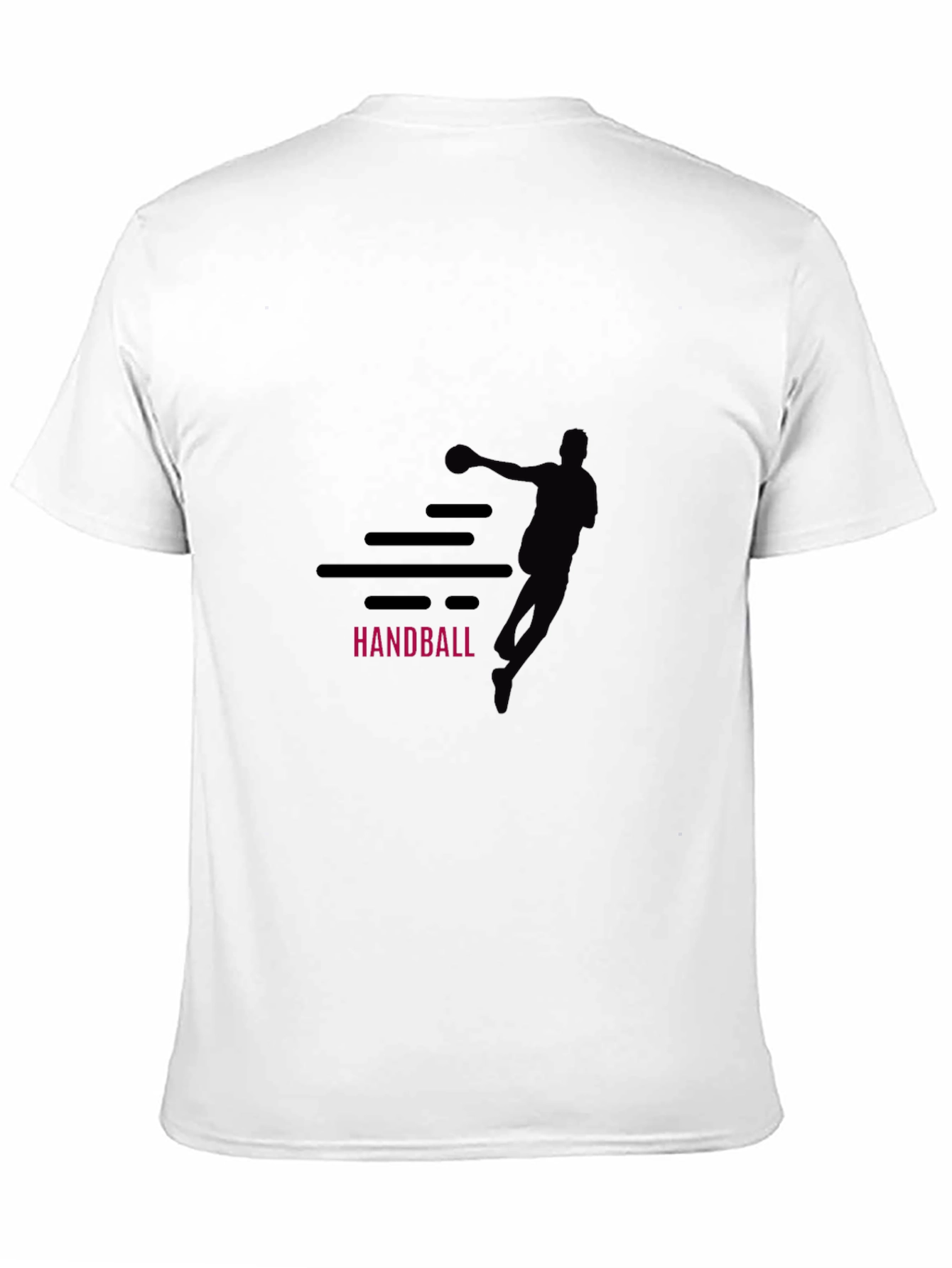 Handball Player Graphic T-Shirt - Sporty Design