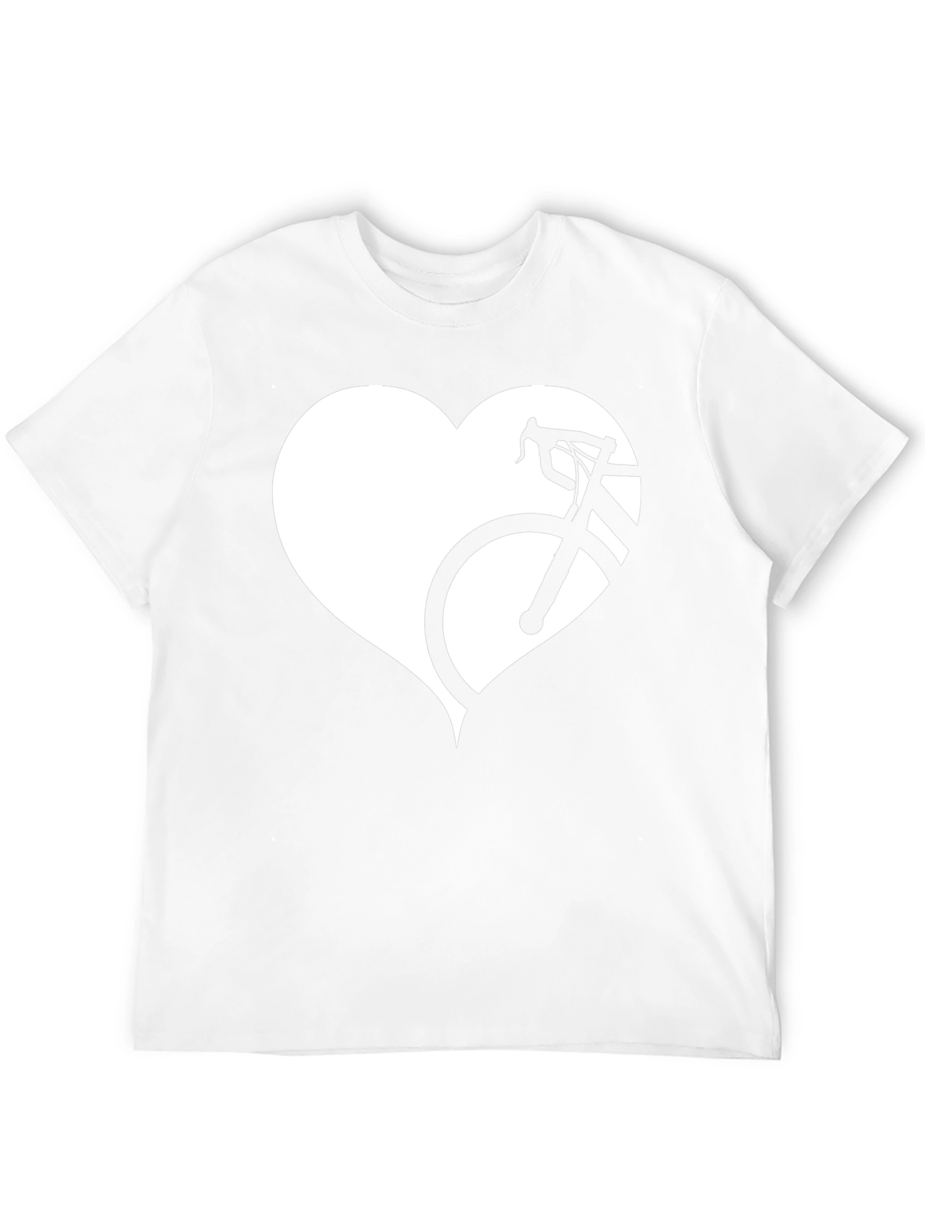 Cycling Heart T-Shirt - Black Bike Love Tee