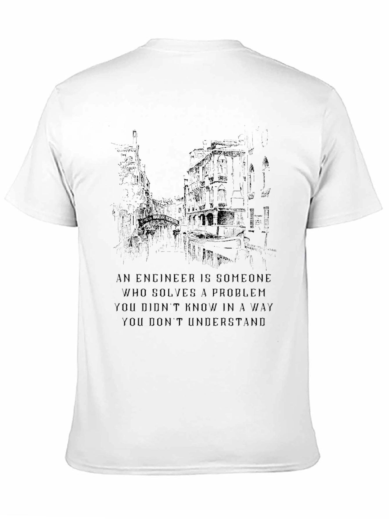 Engineer Definition Black T-Shirt