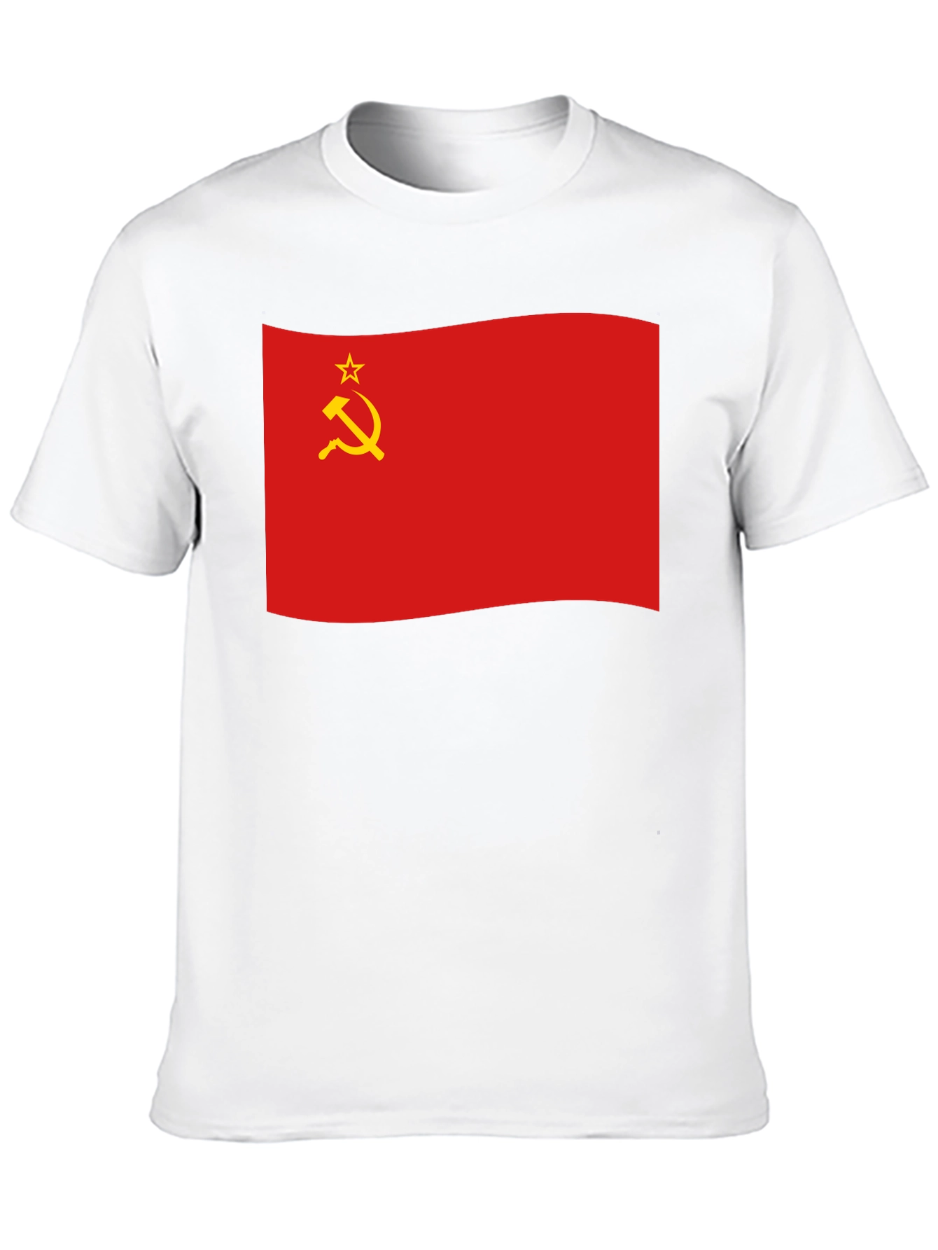 Soviet Union Flag Black T-Shirt