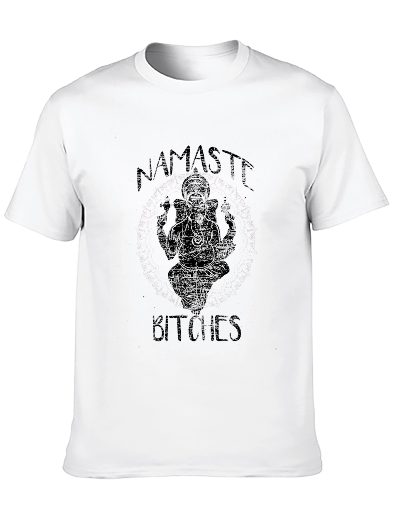 Namaste Bitches Black Graphic Tee