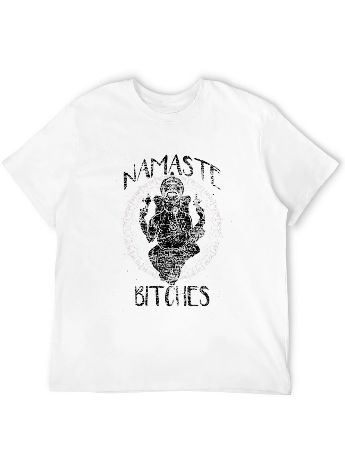 Namaste Bitches Black Graphic Tee