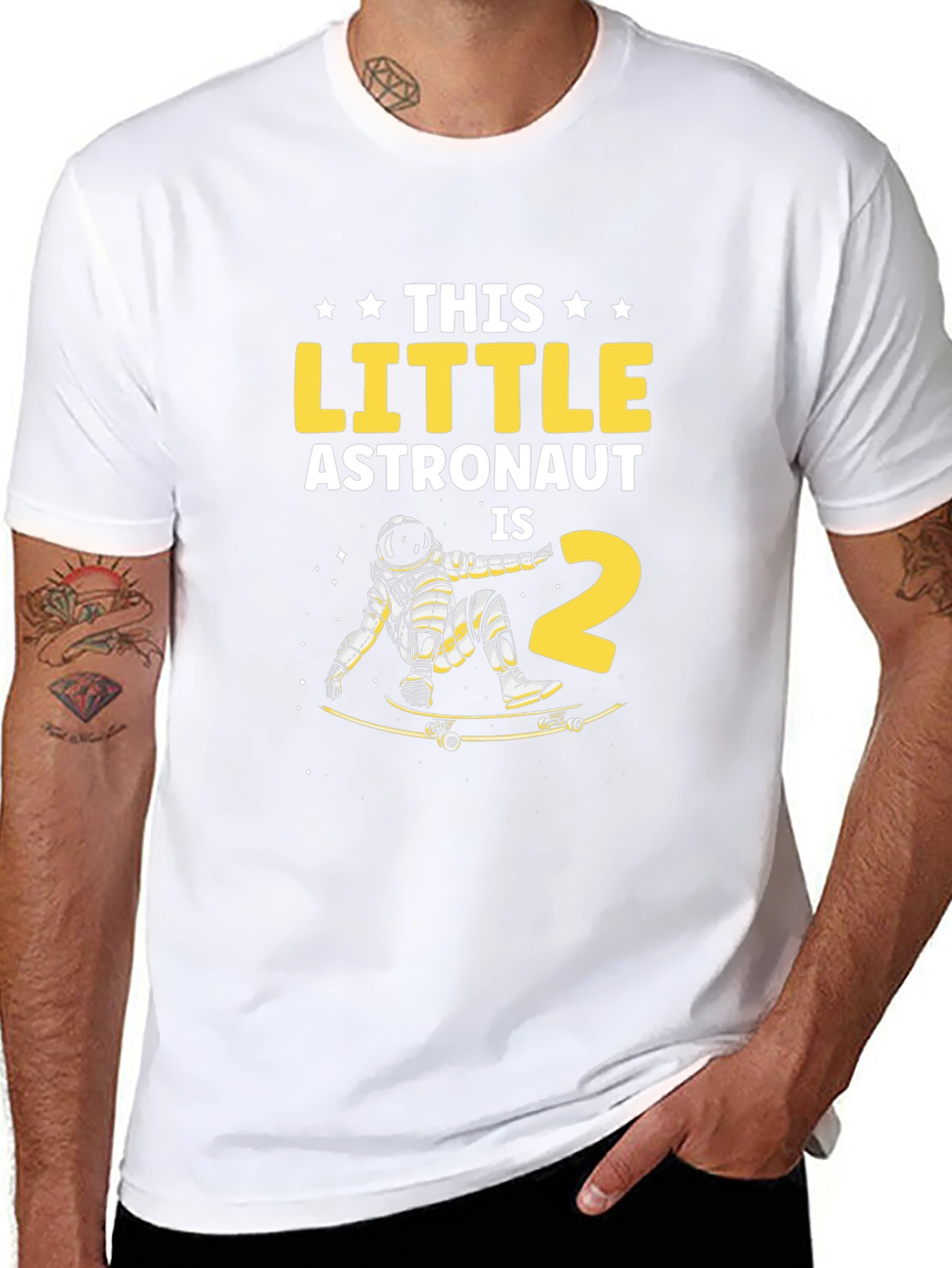 Little Astronaut 2nd Birthday T-Shirt