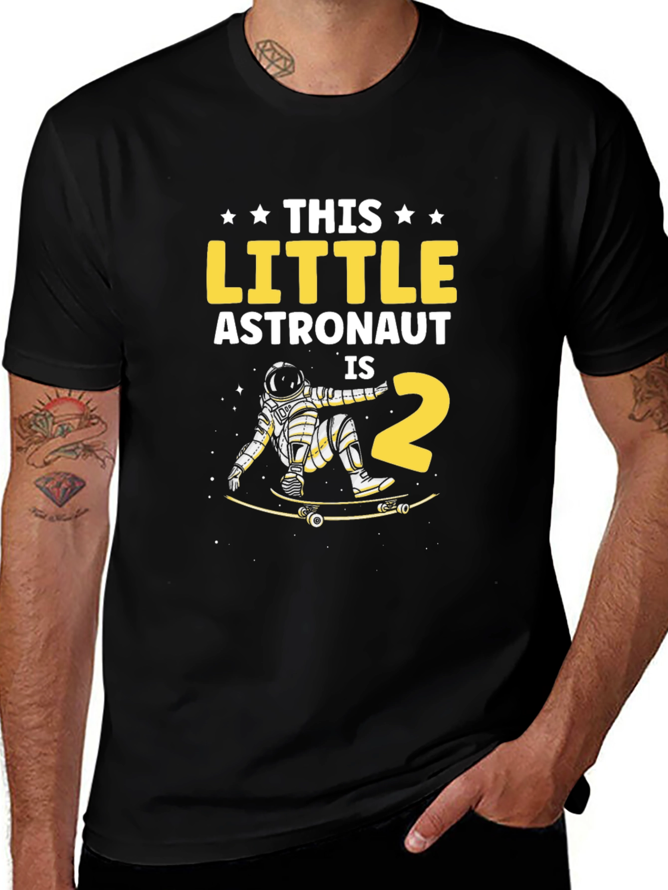Little Astronaut 2nd Birthday T-Shirt