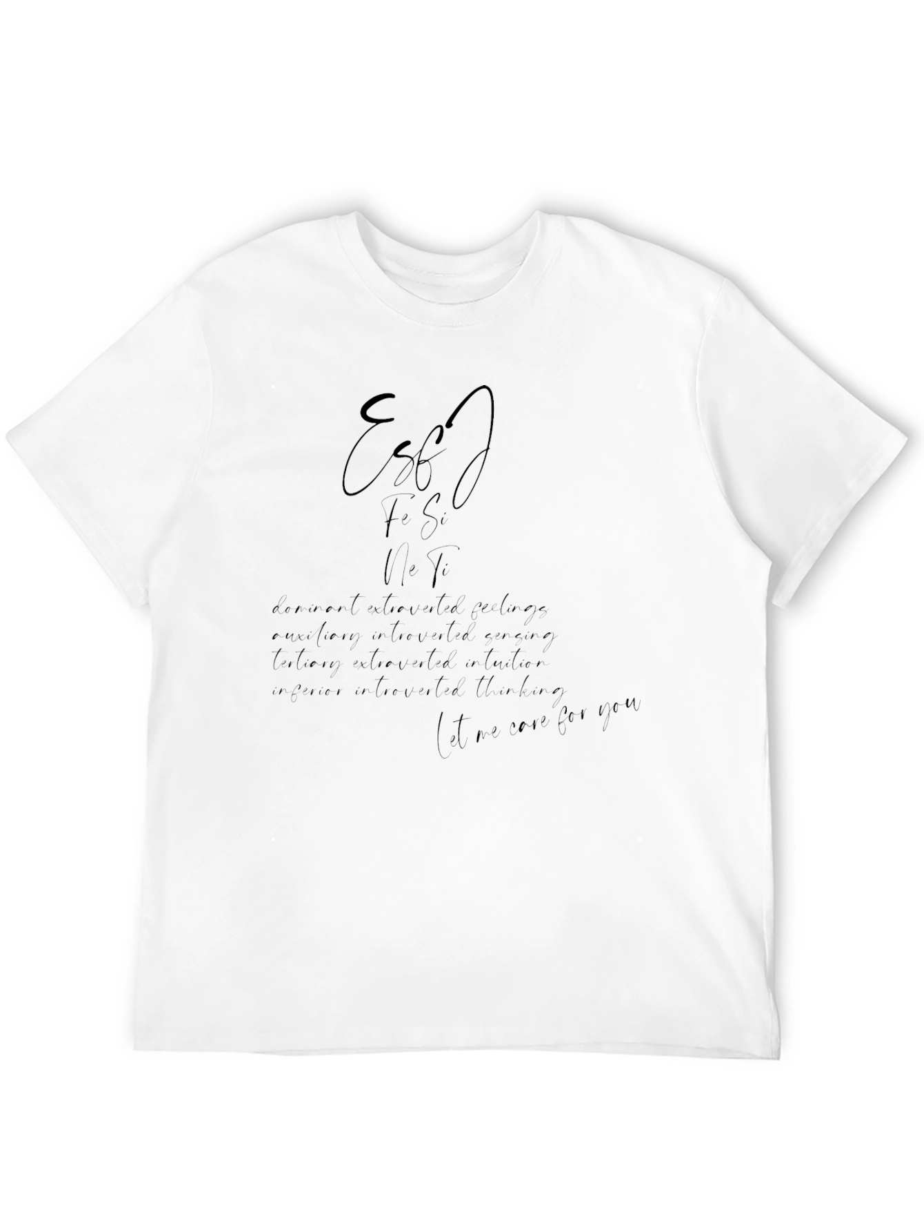 Stylish Black T-Shirt with Artistic Text Design