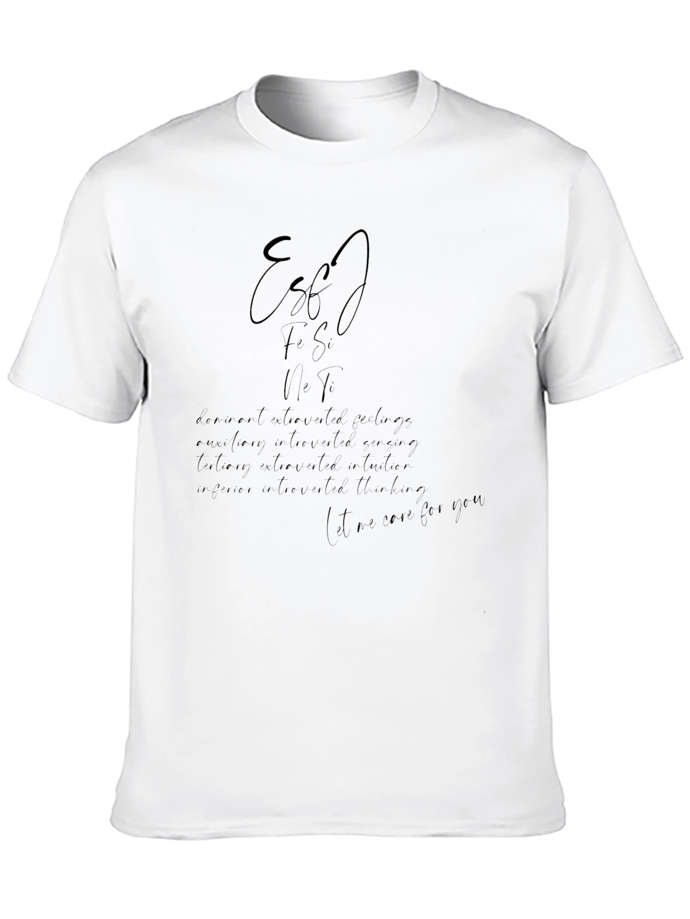 Stylish Black T-Shirt with Artistic Text Design