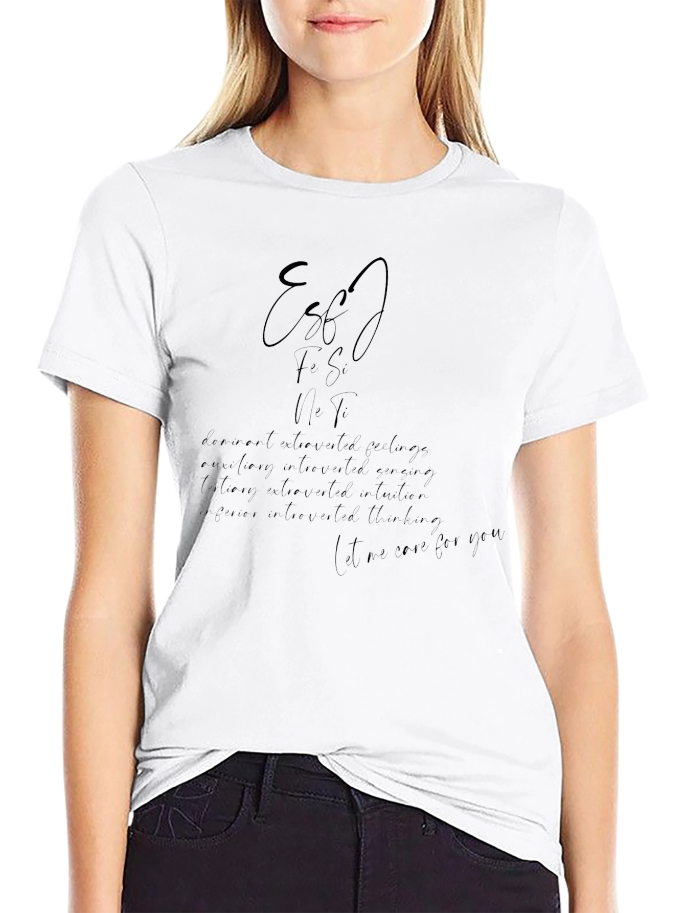 Stylish Black T-Shirt with Artistic Text Design