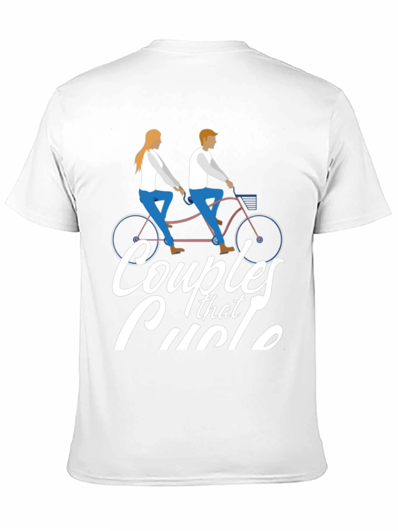 Couples That Cycle T-Shirt - Tandem Bike Design