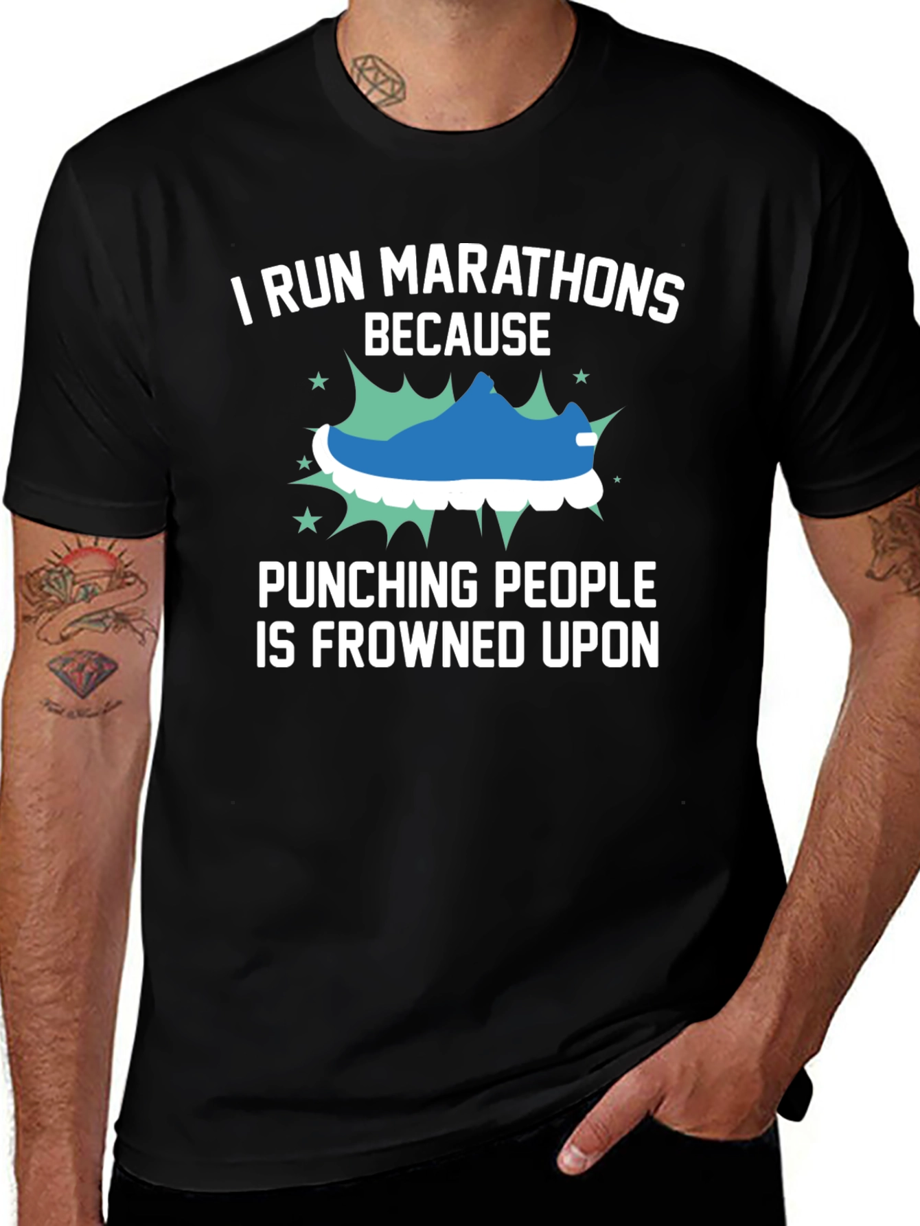 Funny Marathon Runner T-Shirt