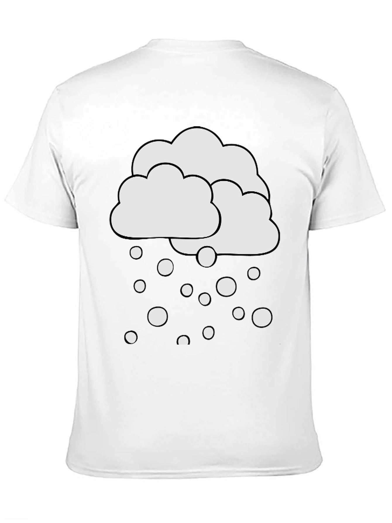 Snow Cloud Graphic Tee - Weather Inspired Design