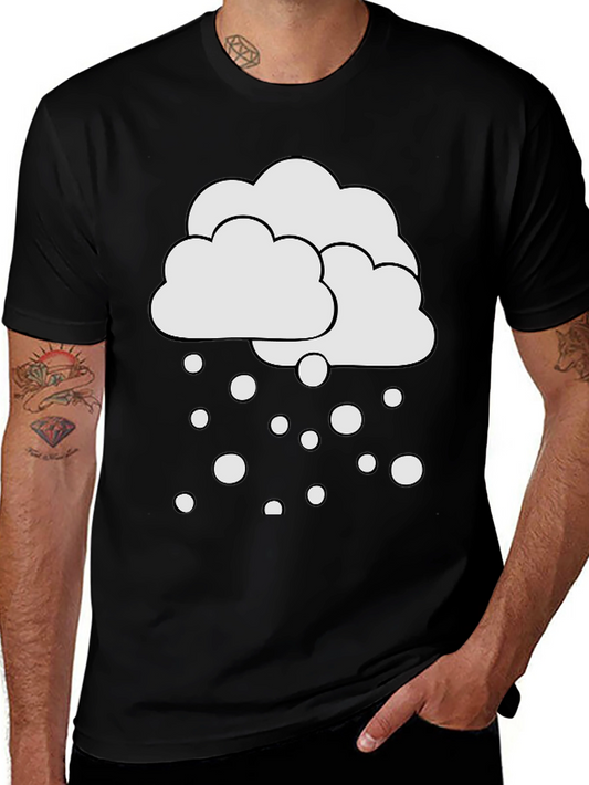 Snow Cloud Graphic Tee - Weather Inspired Design