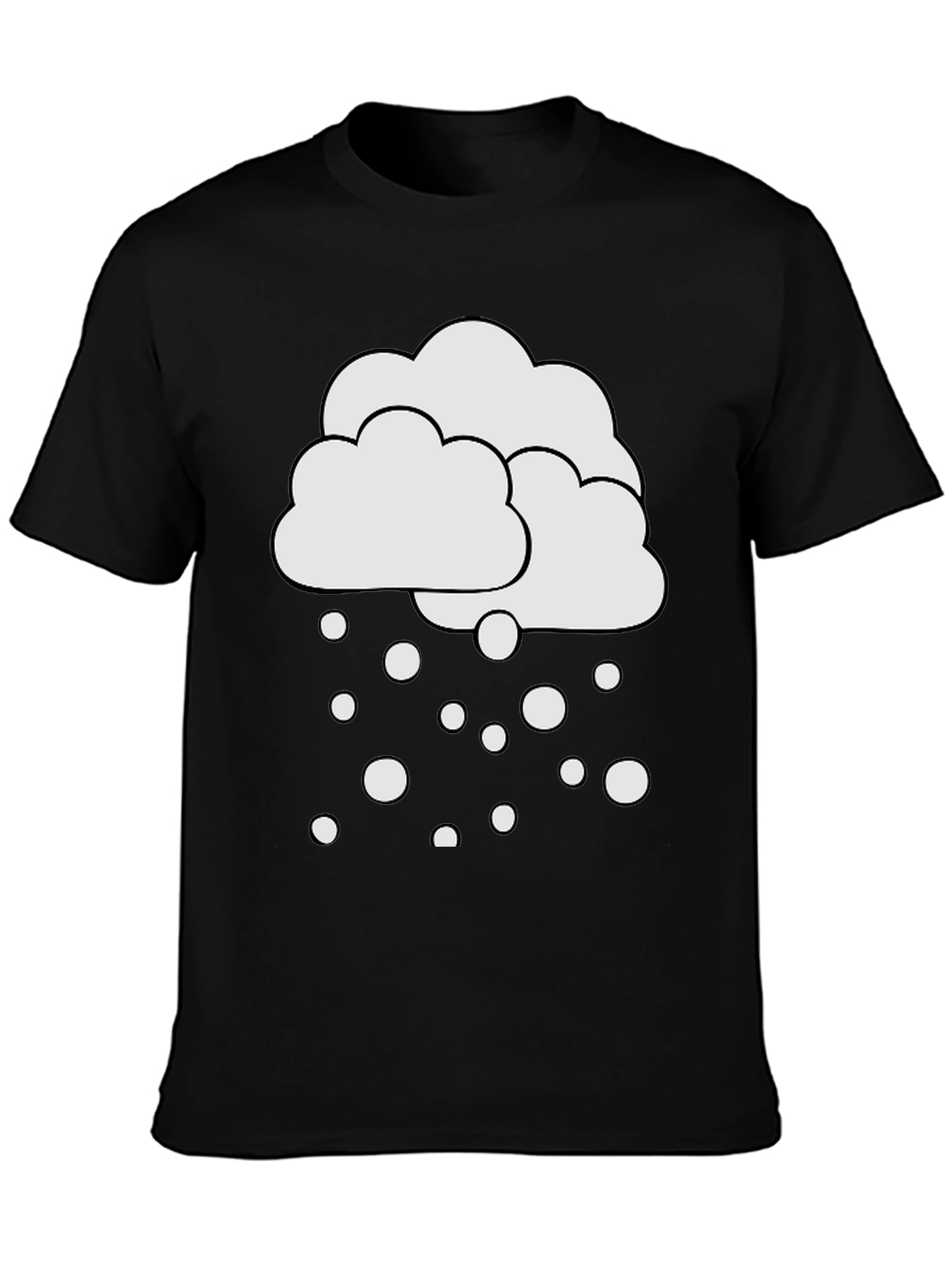 Snow Cloud Graphic Tee - Weather Inspired Design