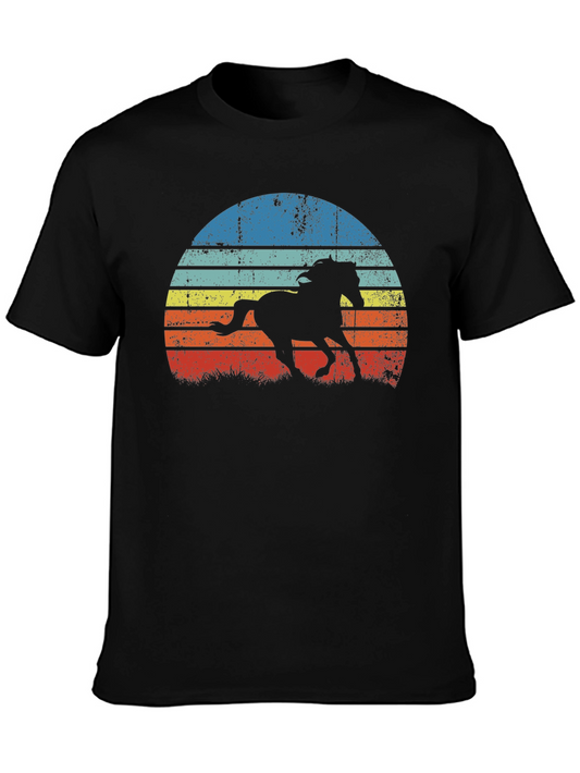 Vintage Horse Silhouette T-Shirt
