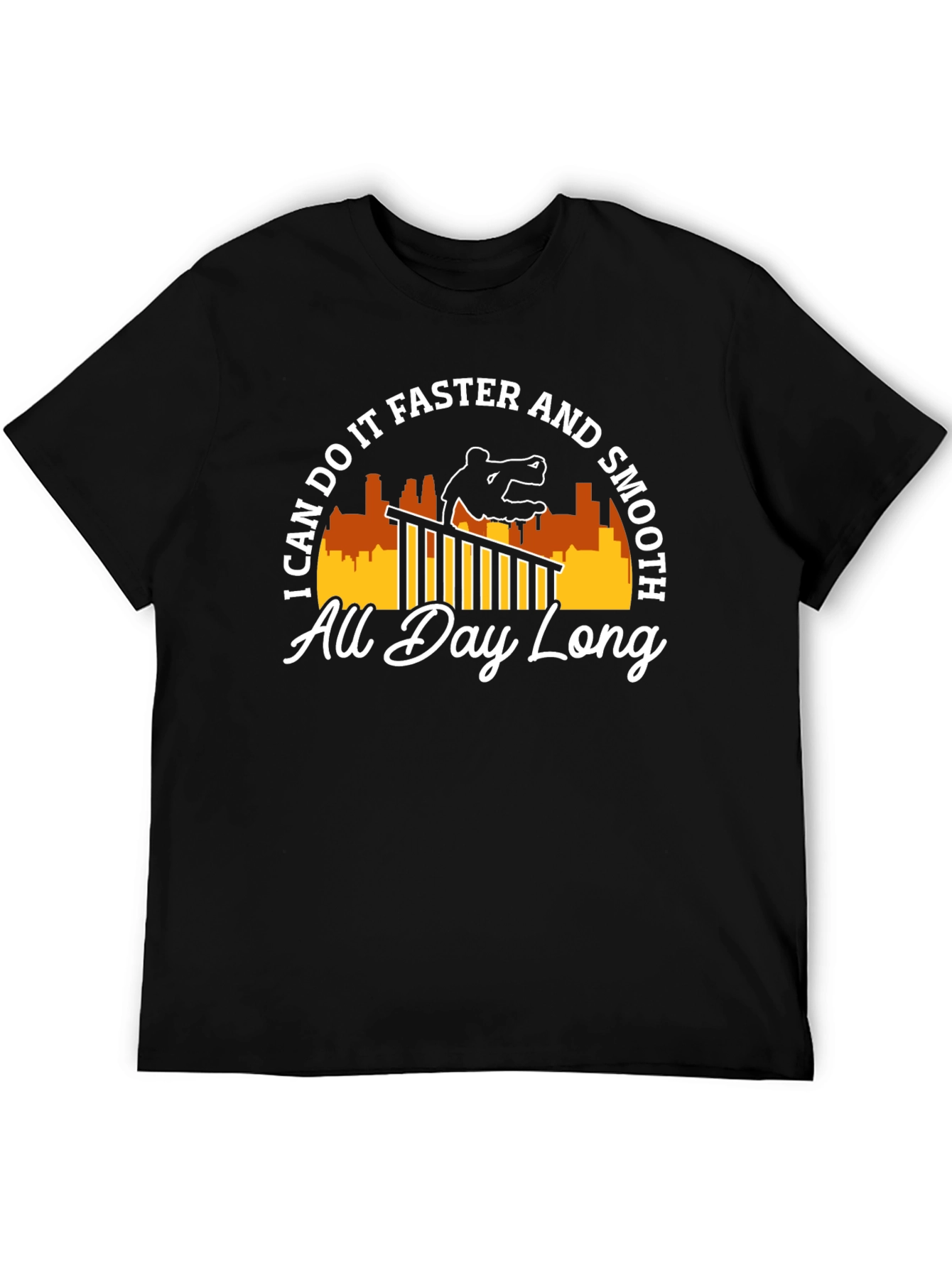 Skateboarding T-Shirt - All Day Long