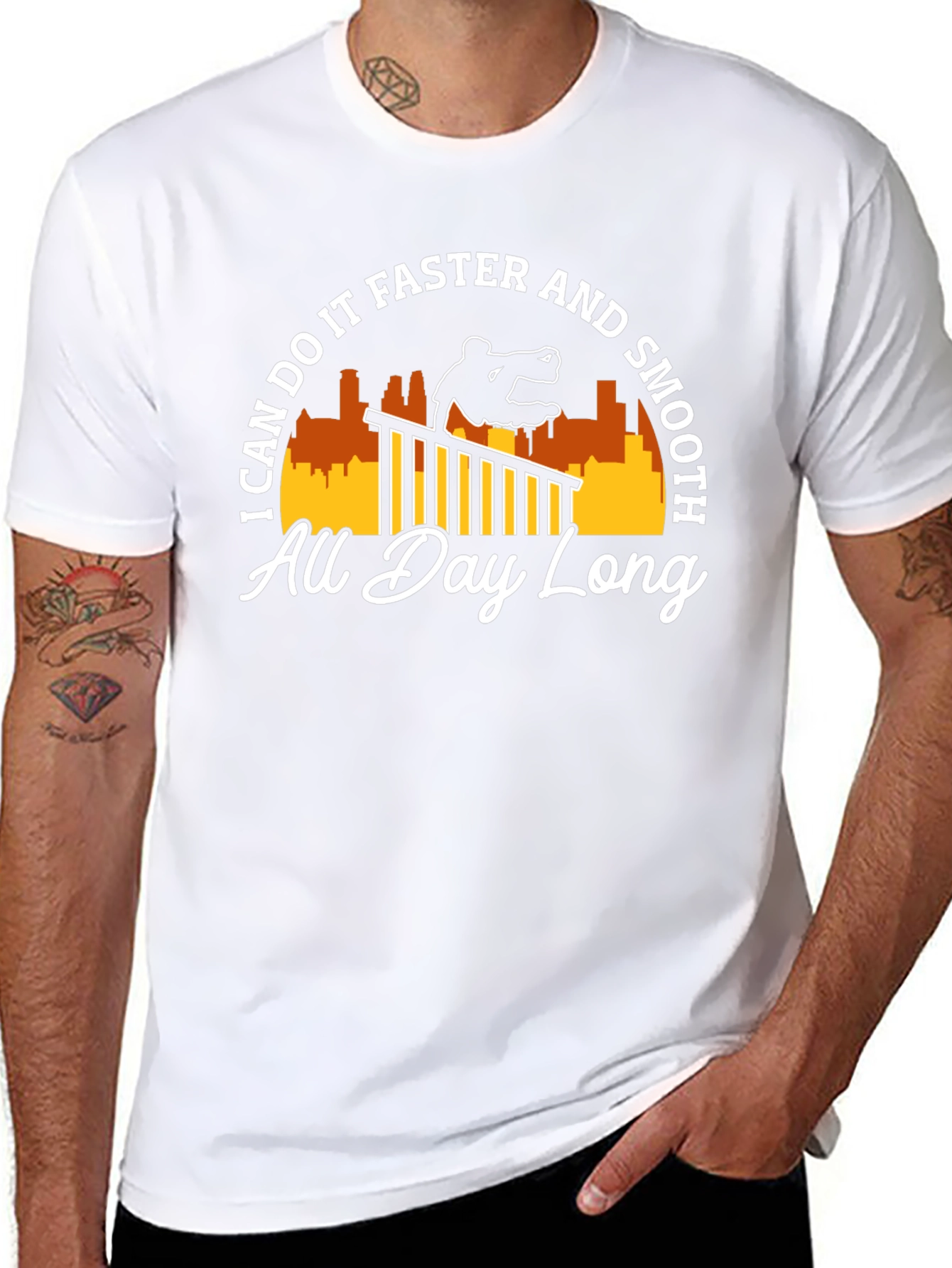 Skateboarding T-Shirt - All Day Long