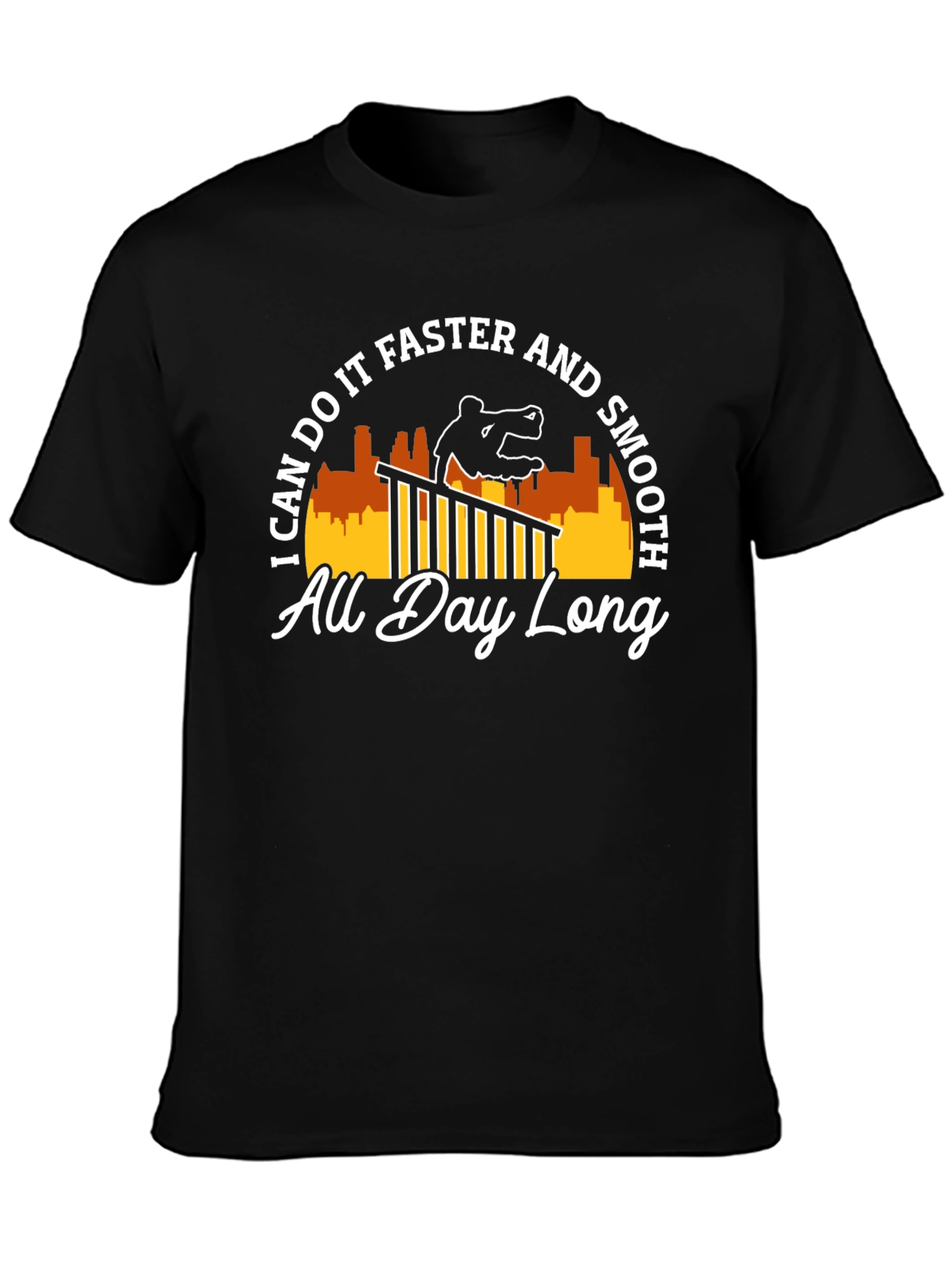 Skateboarding T-Shirt - All Day Long