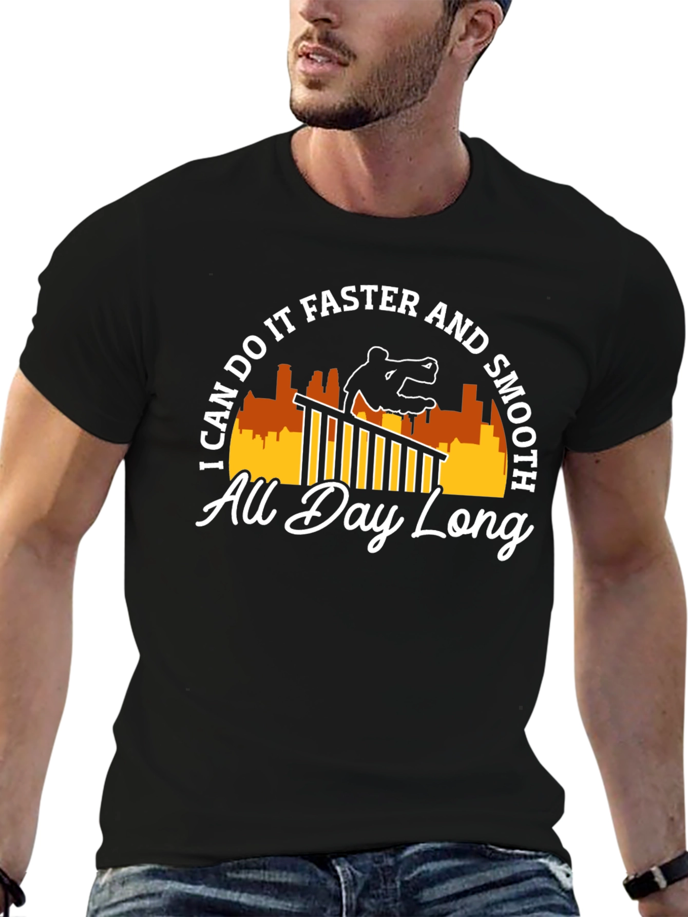 Skateboarding T-Shirt - All Day Long