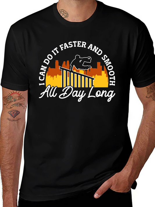 Skateboarding T-Shirt - All Day Long