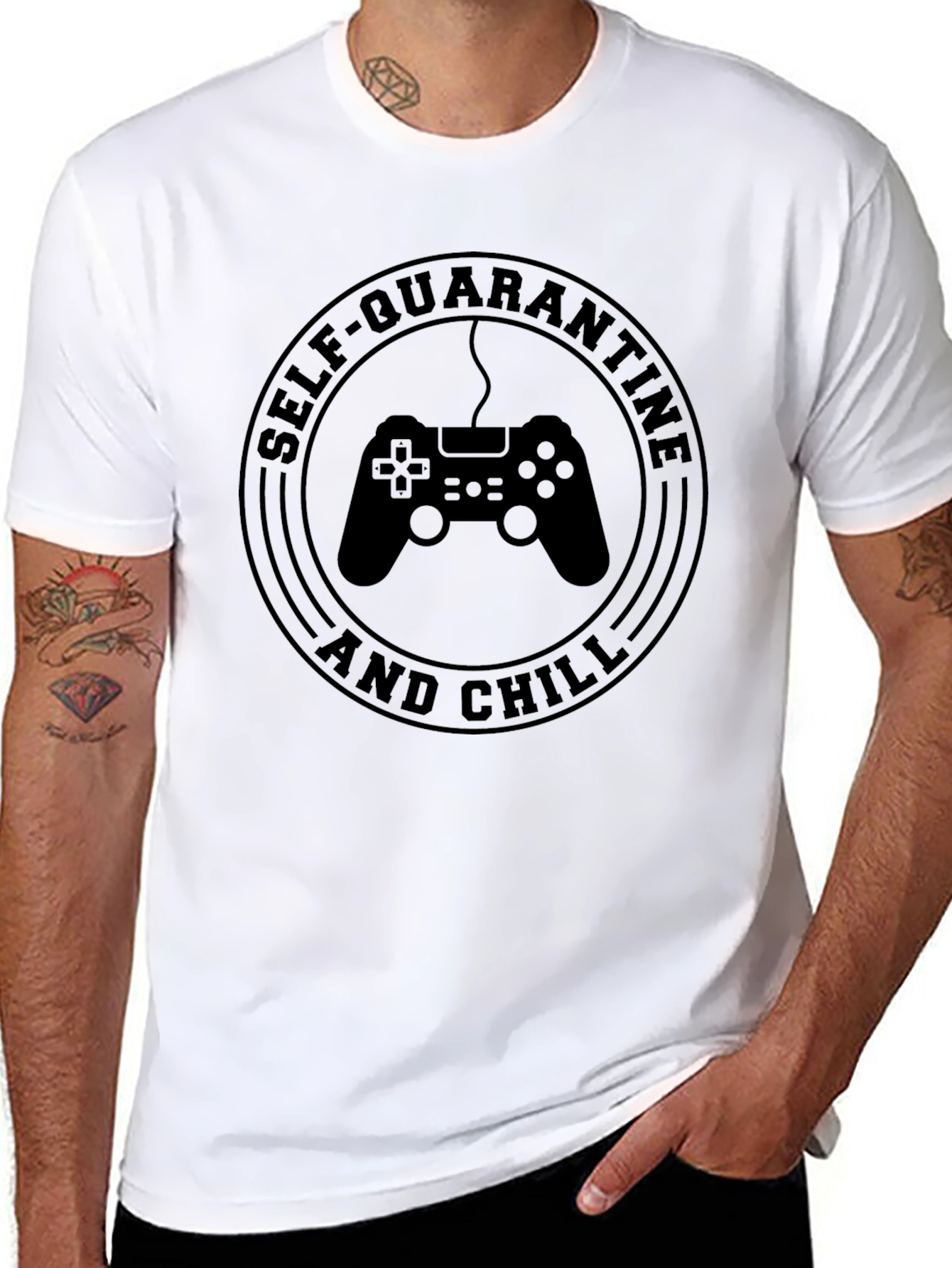 Self-Quarantine & Chill Gaming T-Shirt