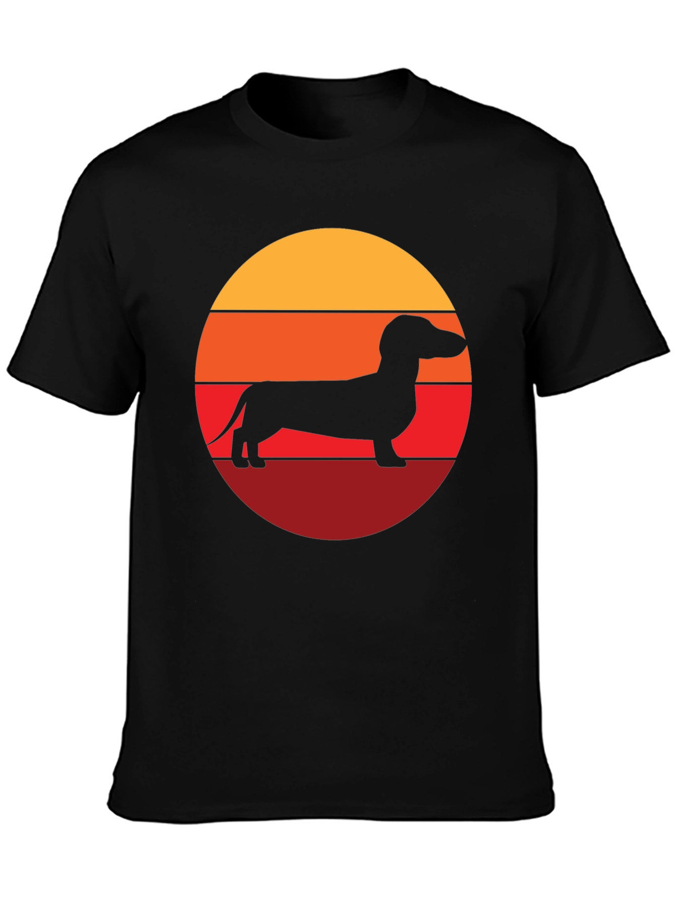 Dachshund Sunset Graphic Tee - Unisex