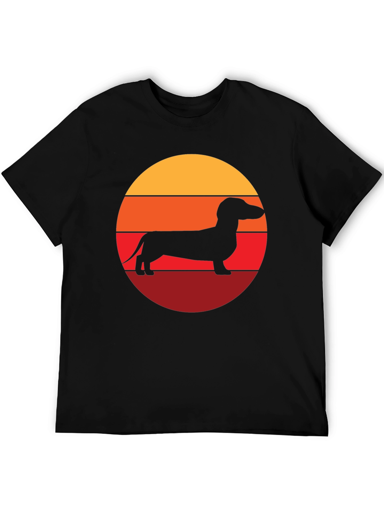 Dachshund Sunset Graphic Tee - Unisex