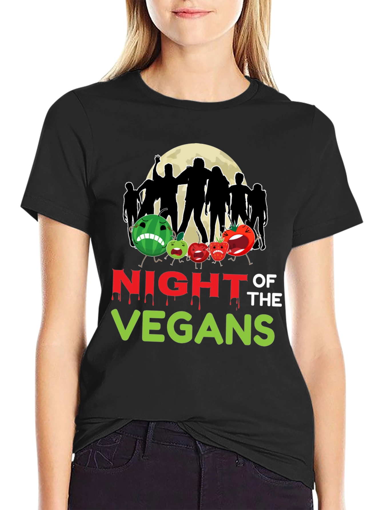 Night of the Vegans Graphic T-Shirt