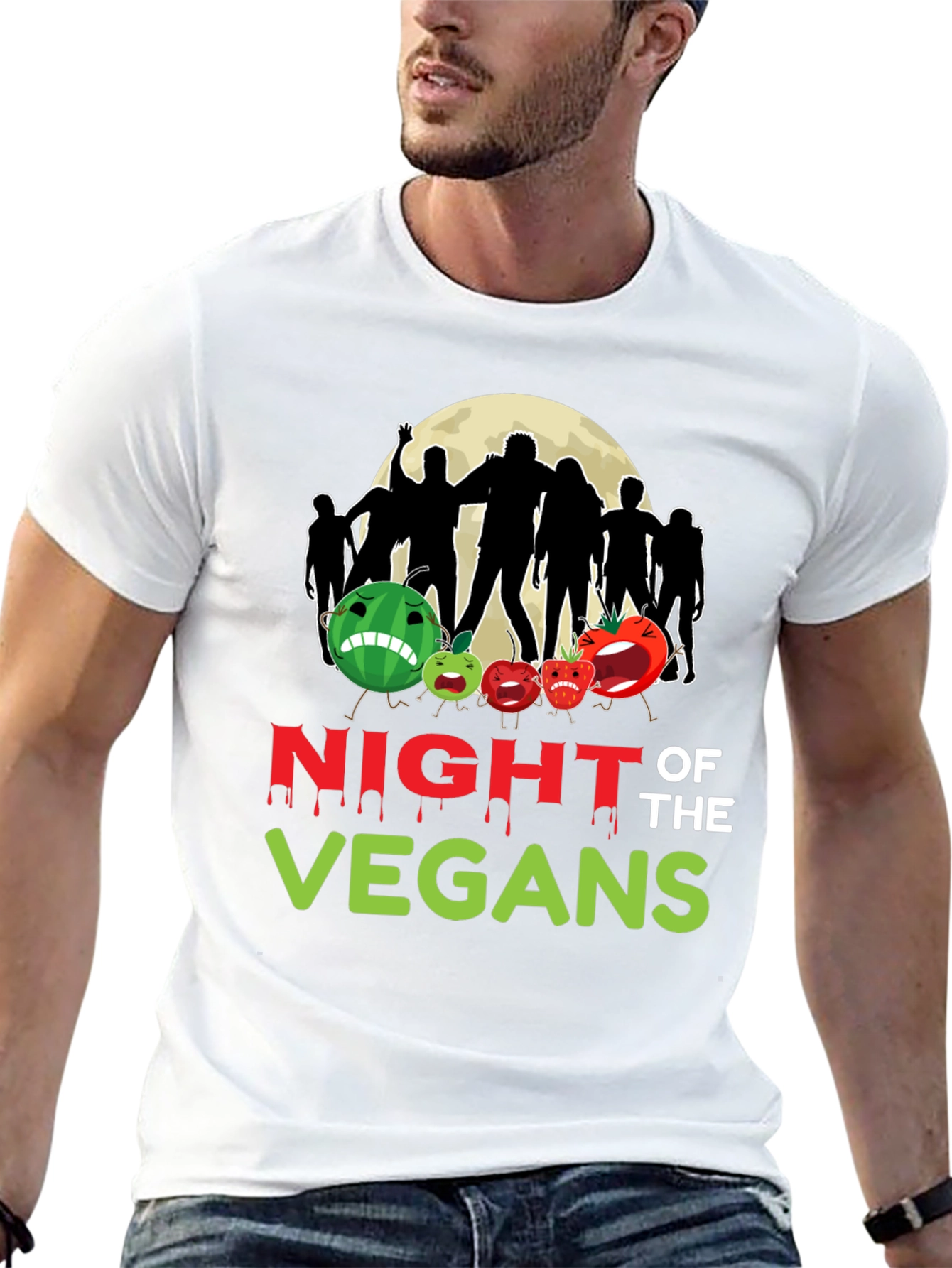 Night of the Vegans Graphic T-Shirt