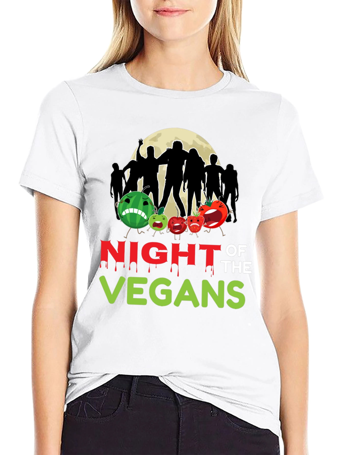 Night of the Vegans Graphic T-Shirt