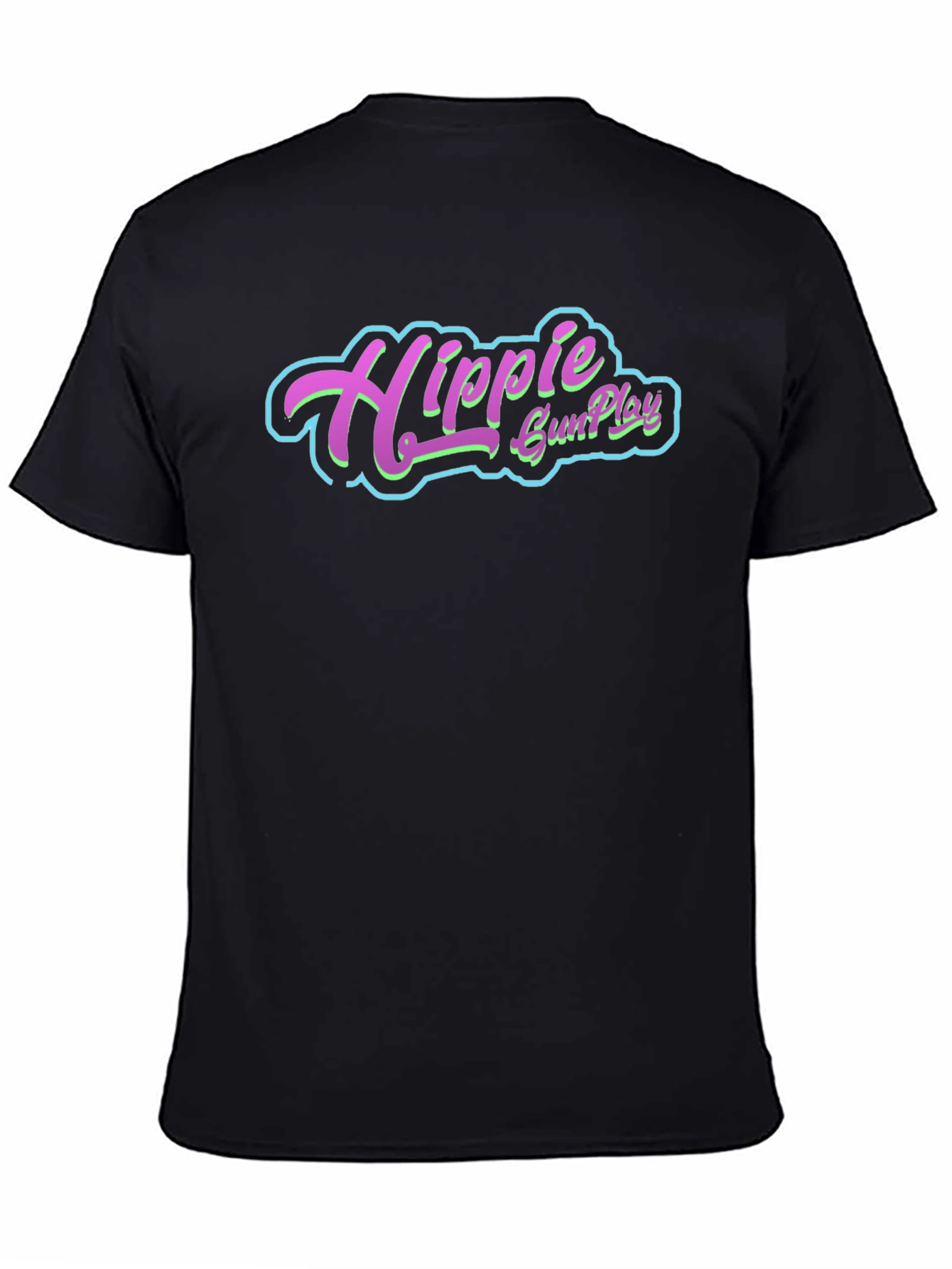 Hippie GunPlay Graphic Tee - Black