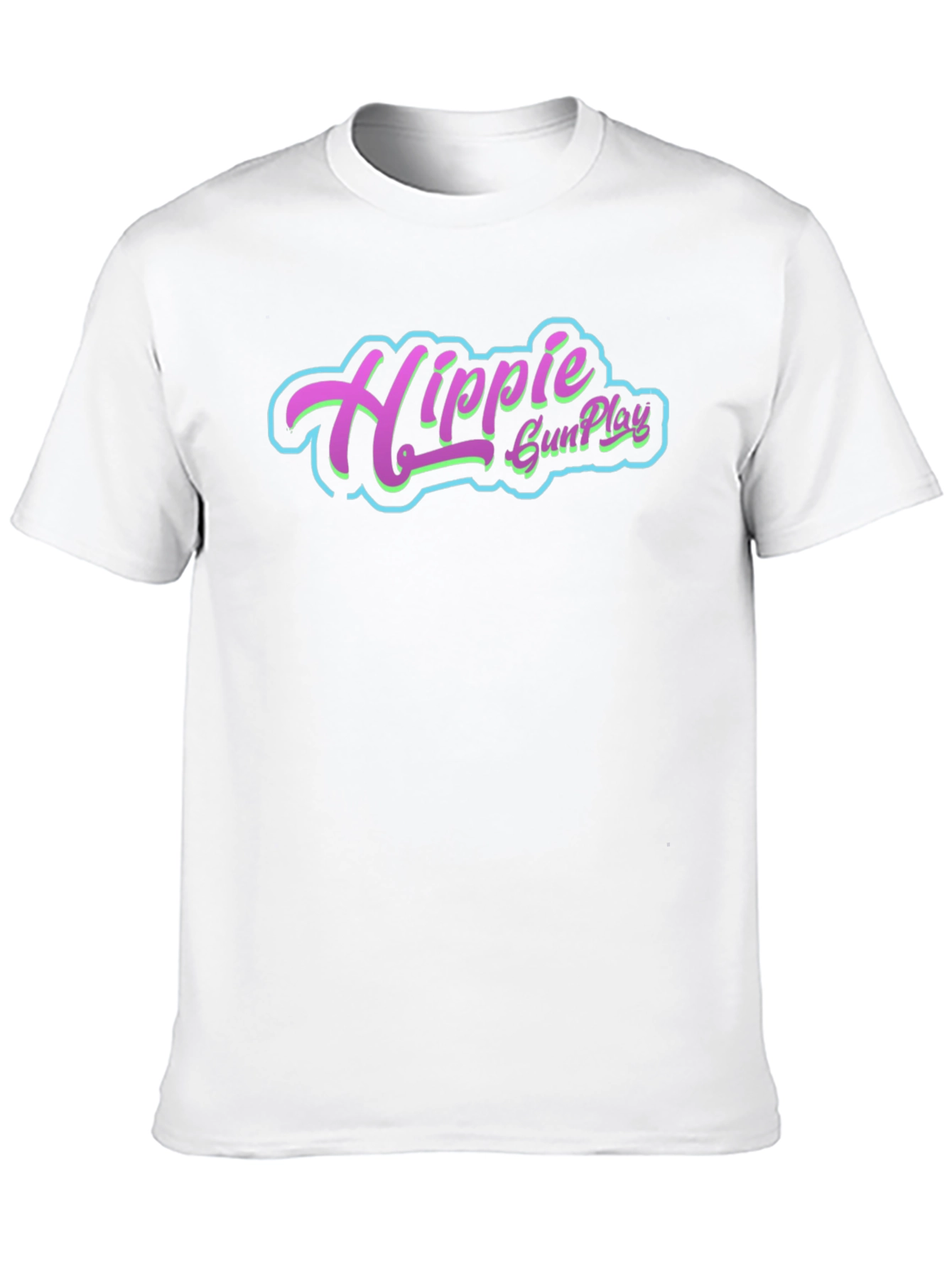Hippie GunPlay Graphic Tee - Black