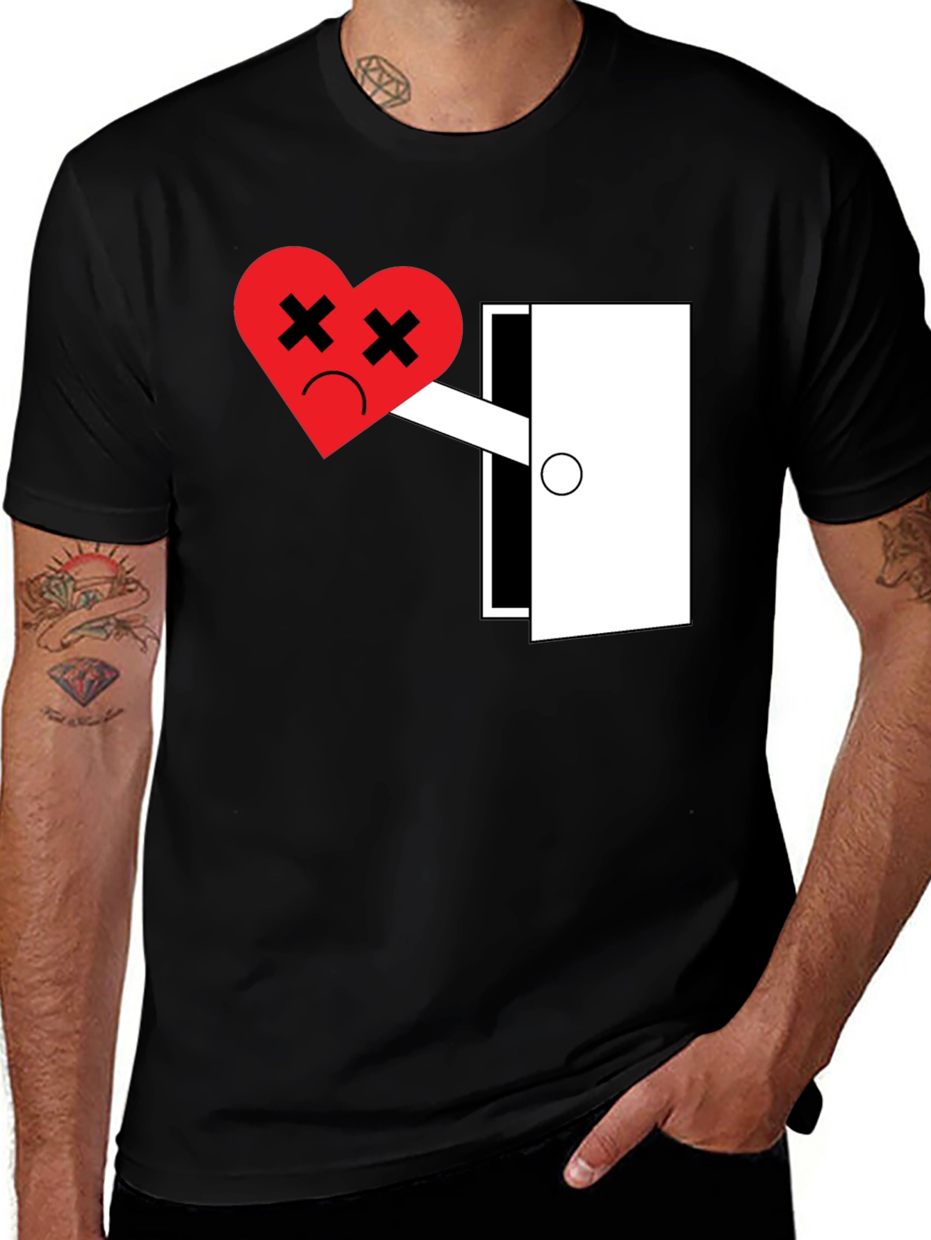 Heartbreak Tee - Funny Graphic T-Shirt for Men