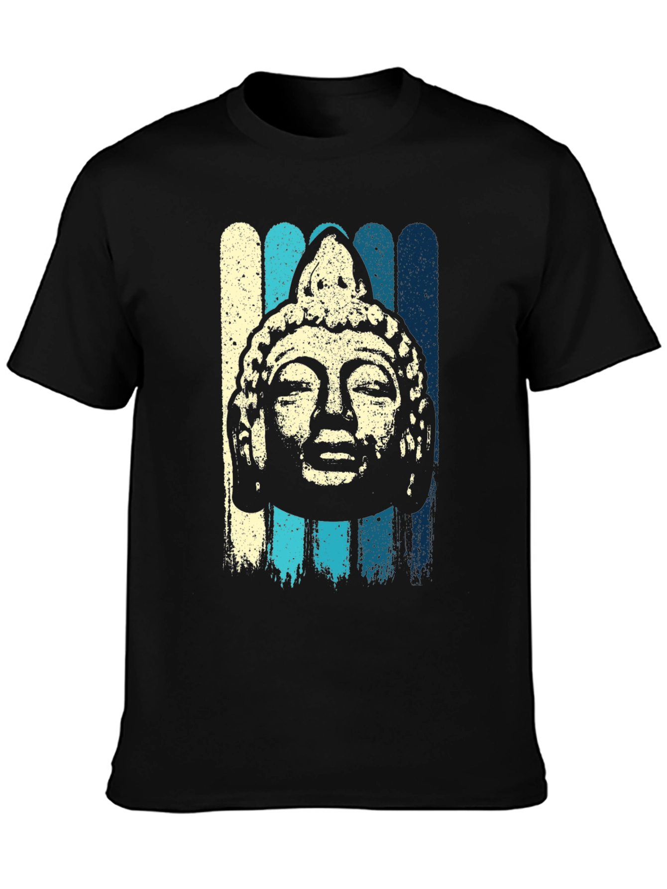 Buddha Head Graphic T-Shirt - Relaxed Fit