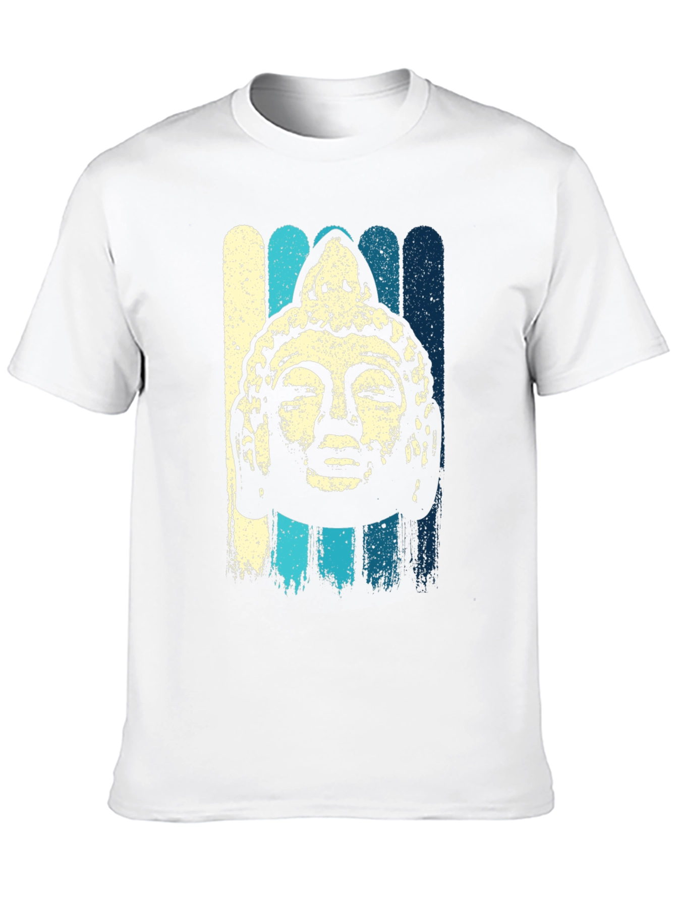 Buddha Head Graphic T-Shirt - Relaxed Fit