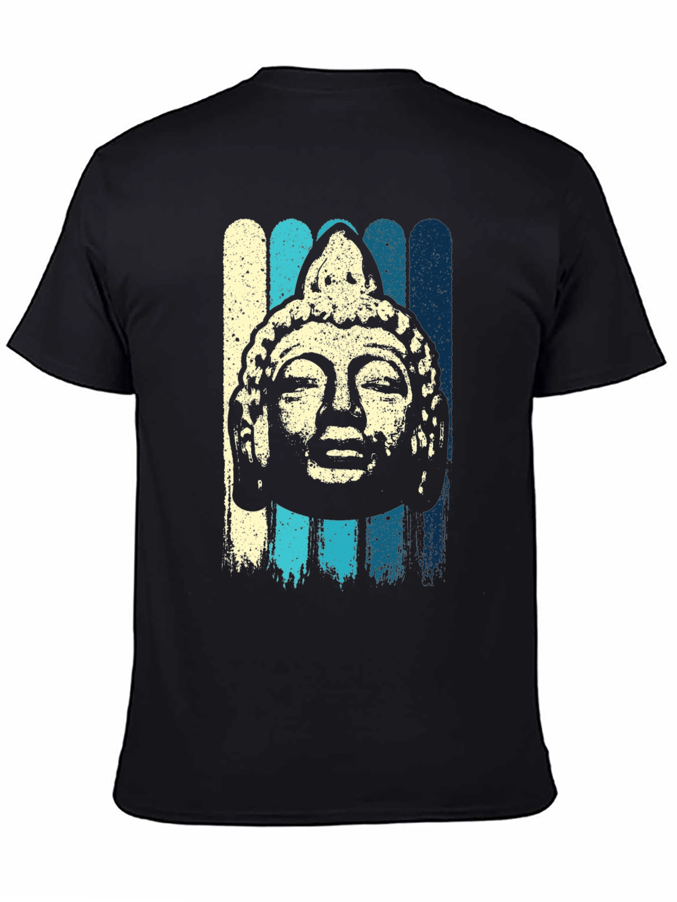 Buddha Head Graphic T-Shirt - Relaxed Fit