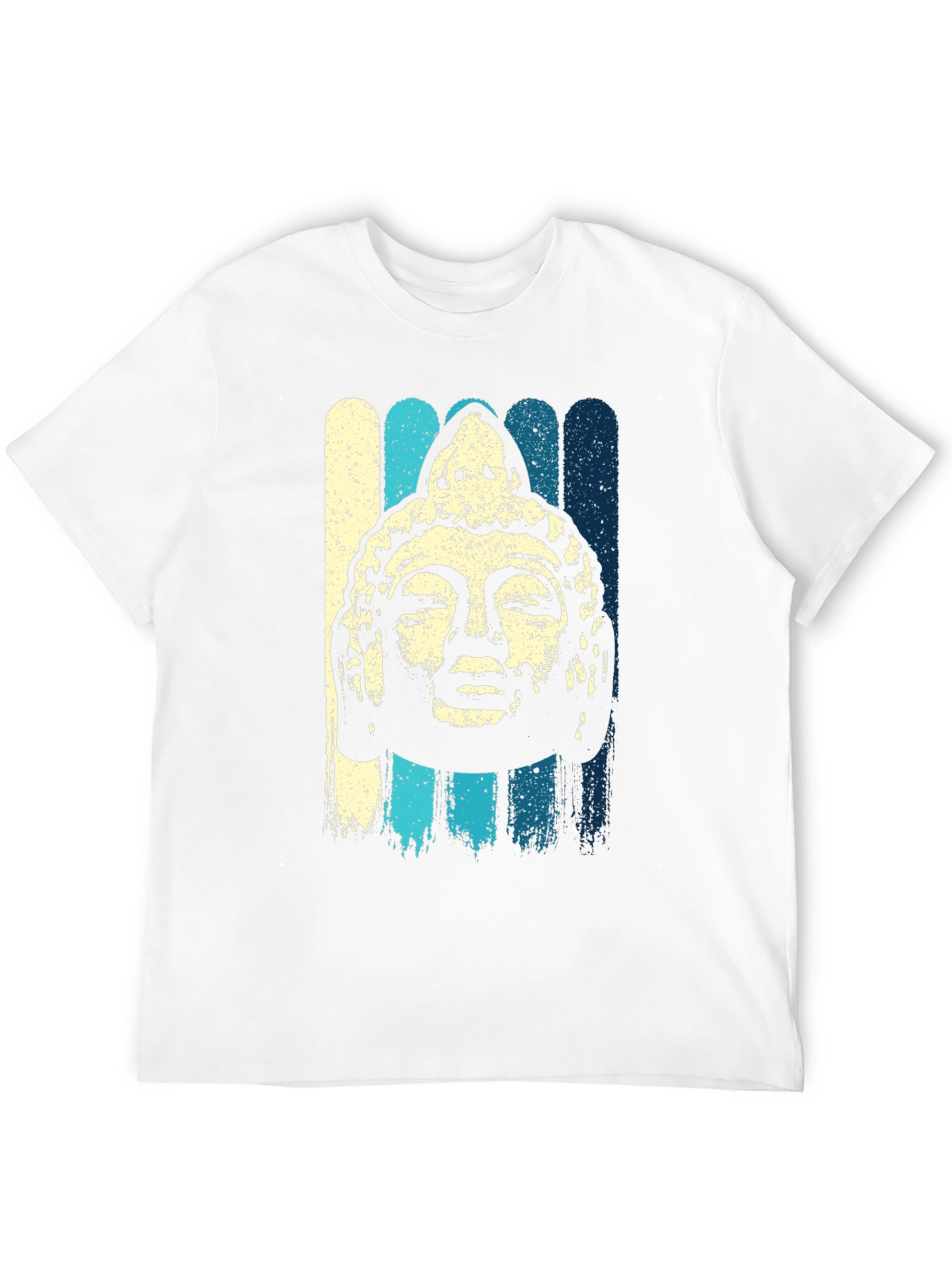 Buddha Head Graphic T-Shirt - Relaxed Fit
