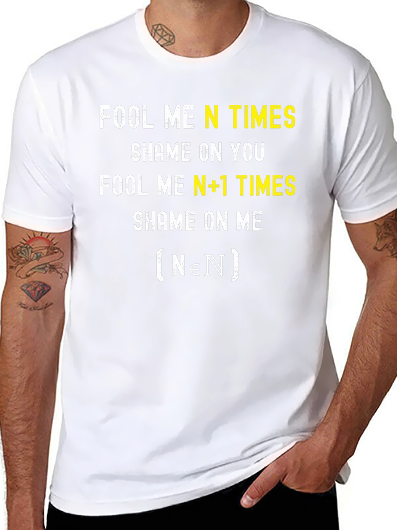 Fool Me N Times Math Geek T-Shirt