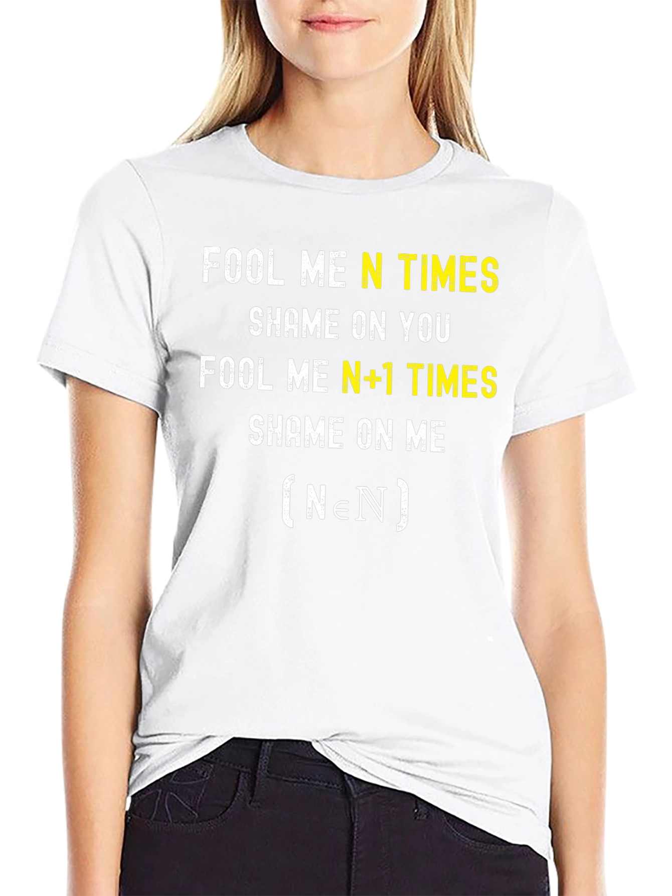 Fool Me N Times Math Geek T-Shirt