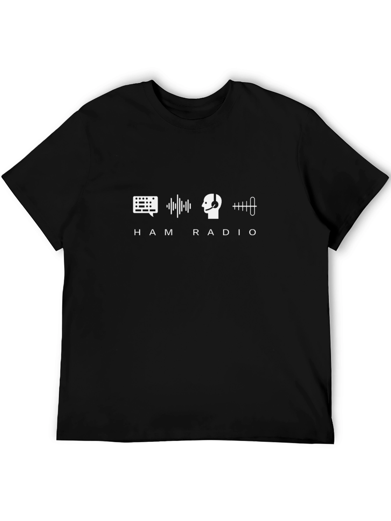 Ham Radio Operator Black T-Shirt