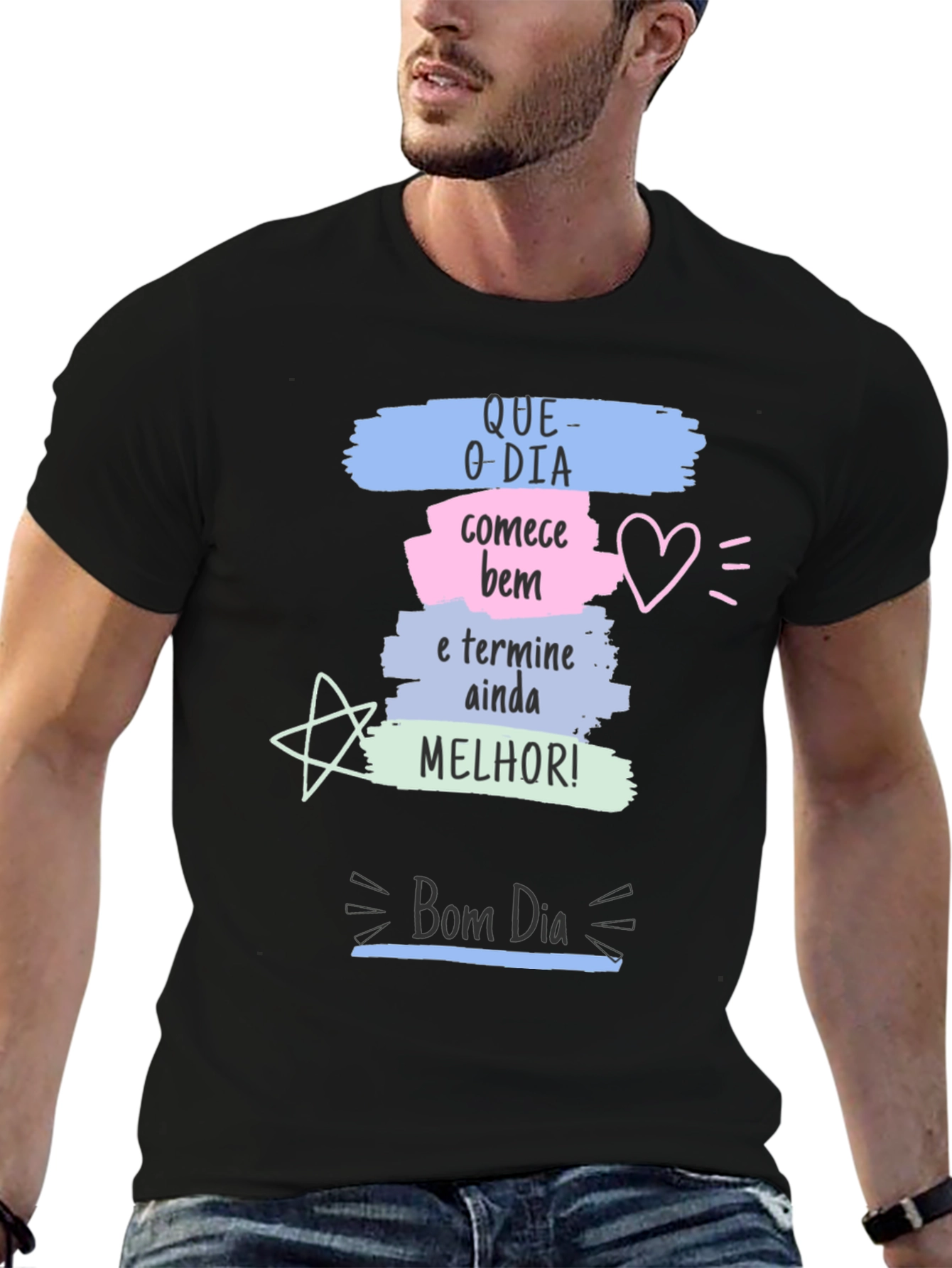 Motivational Bom Dia Graphic Tee