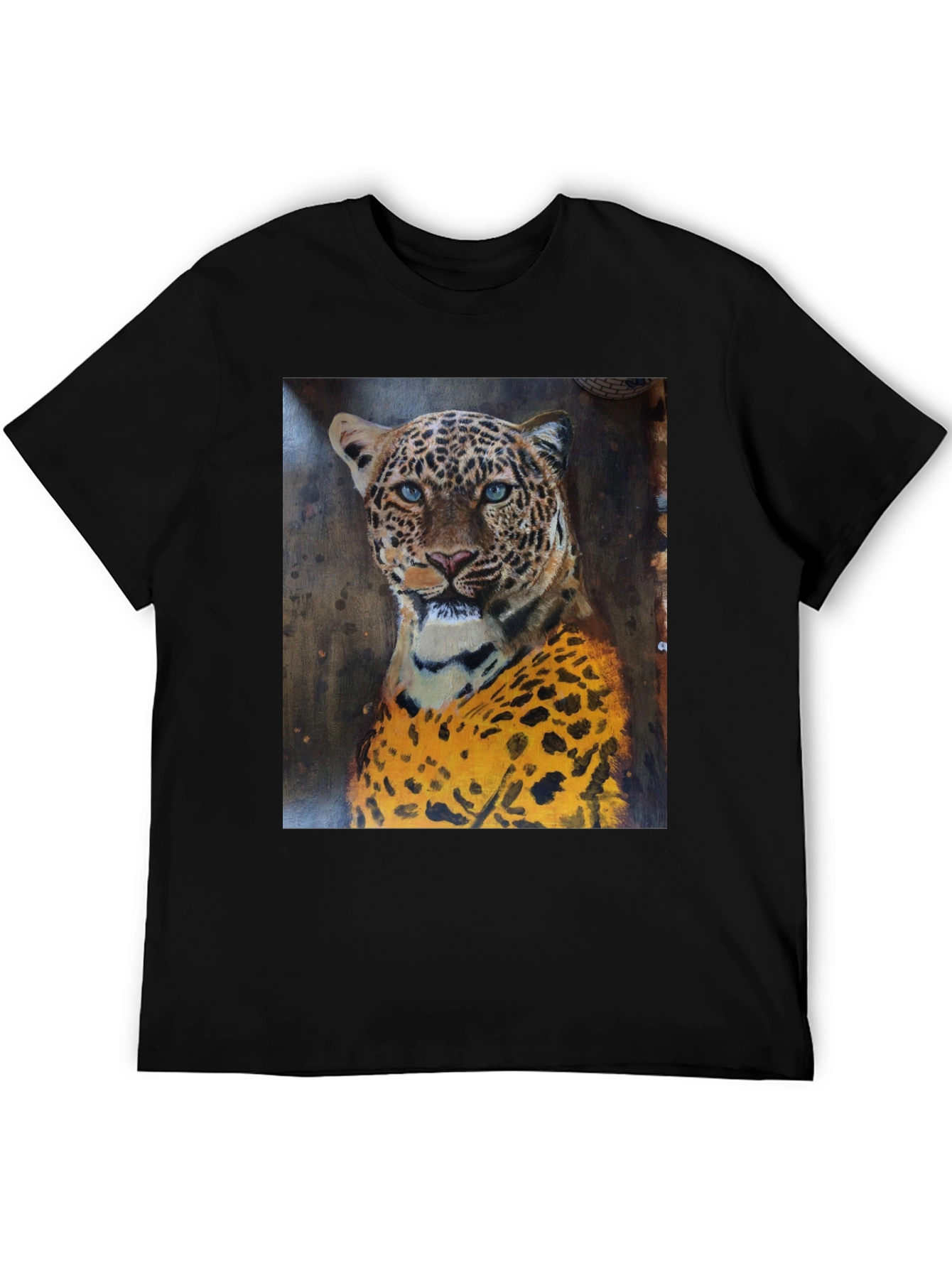 Jaguar Graphic Print Black T-Shirt