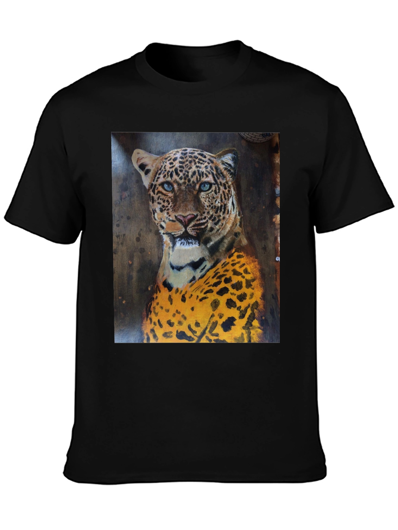 Jaguar Graphic Print Black T-Shirt
