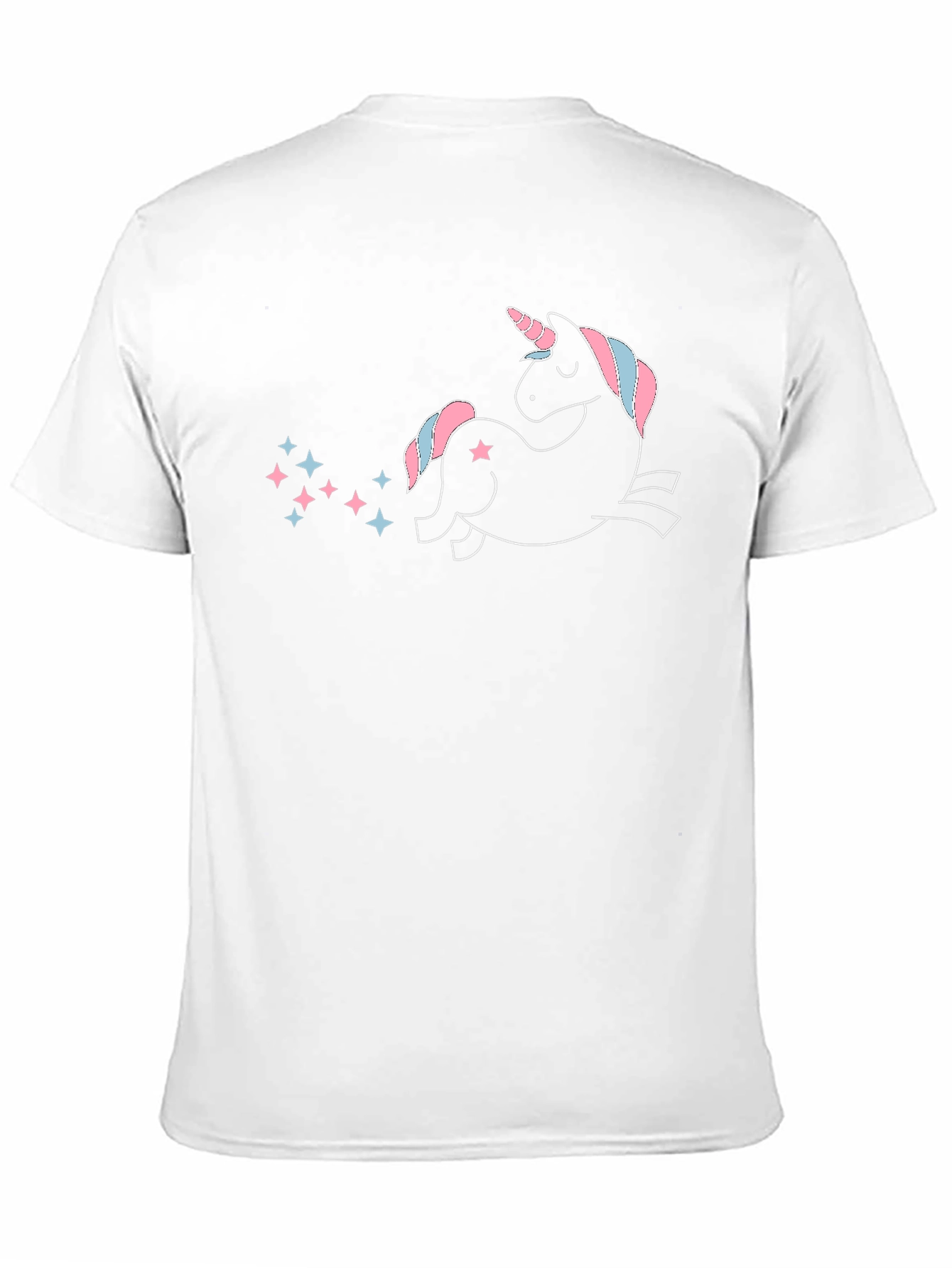 Unicorn Star Trail Black T-Shirt