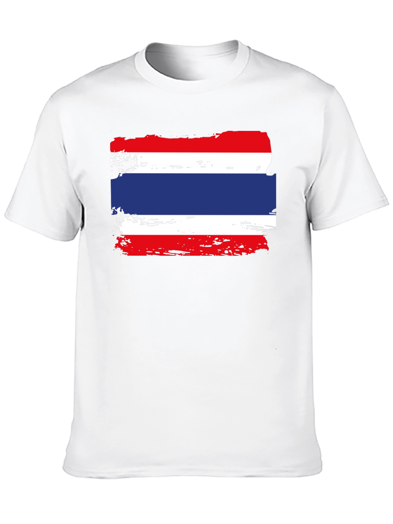 Thailand Flag T-Shirt - Distressed Grunge Graphic Tee