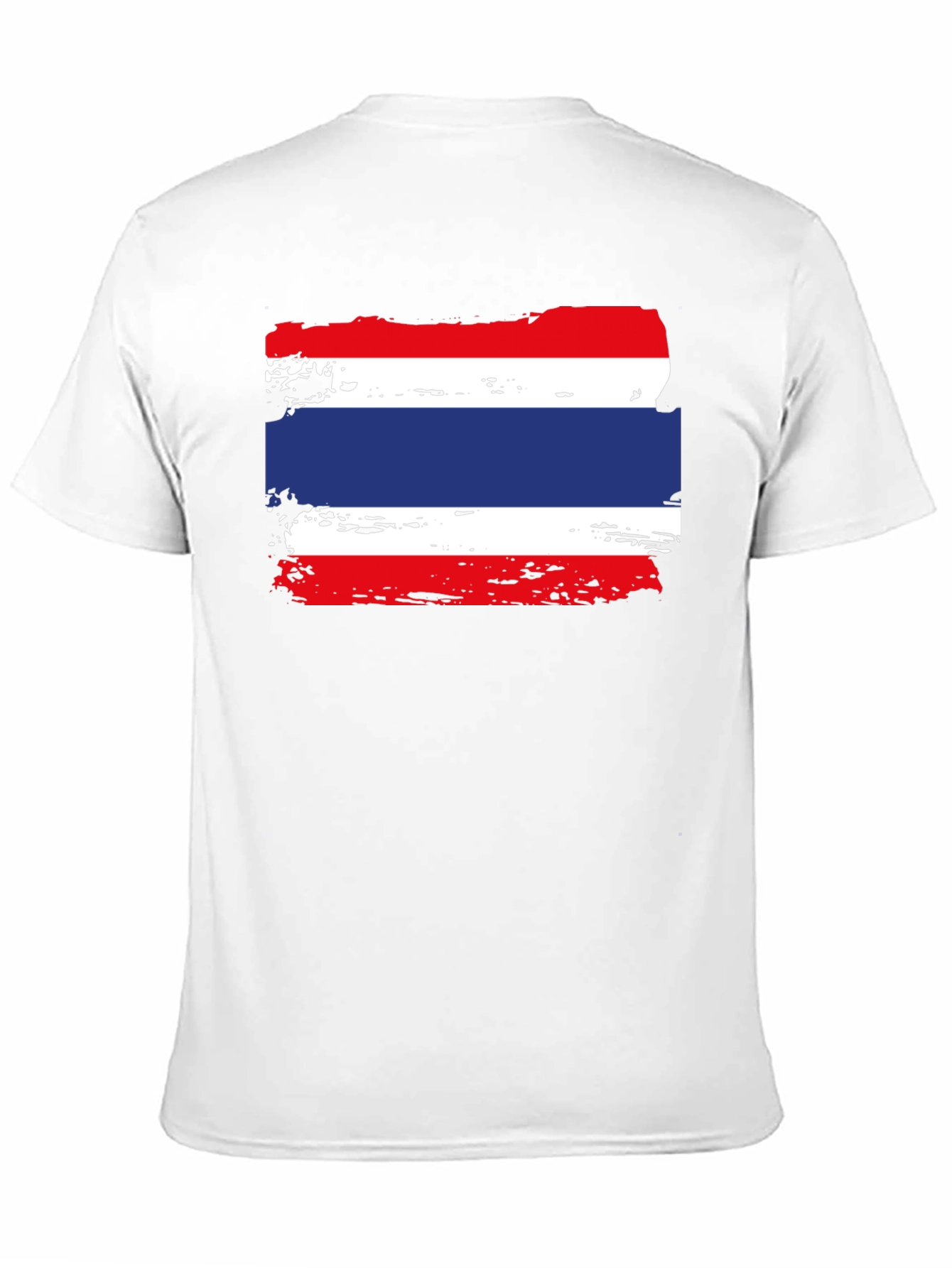 Thailand Flag T-Shirt - Distressed Grunge Graphic Tee