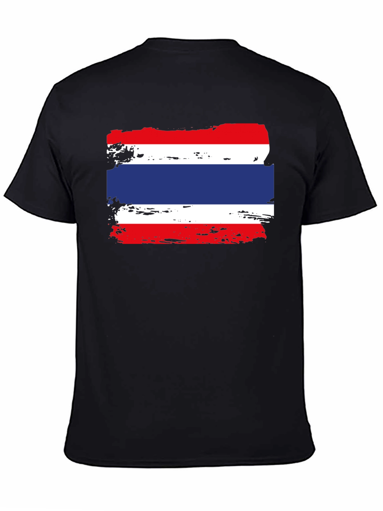 Thailand Flag T-Shirt - Distressed Grunge Graphic Tee