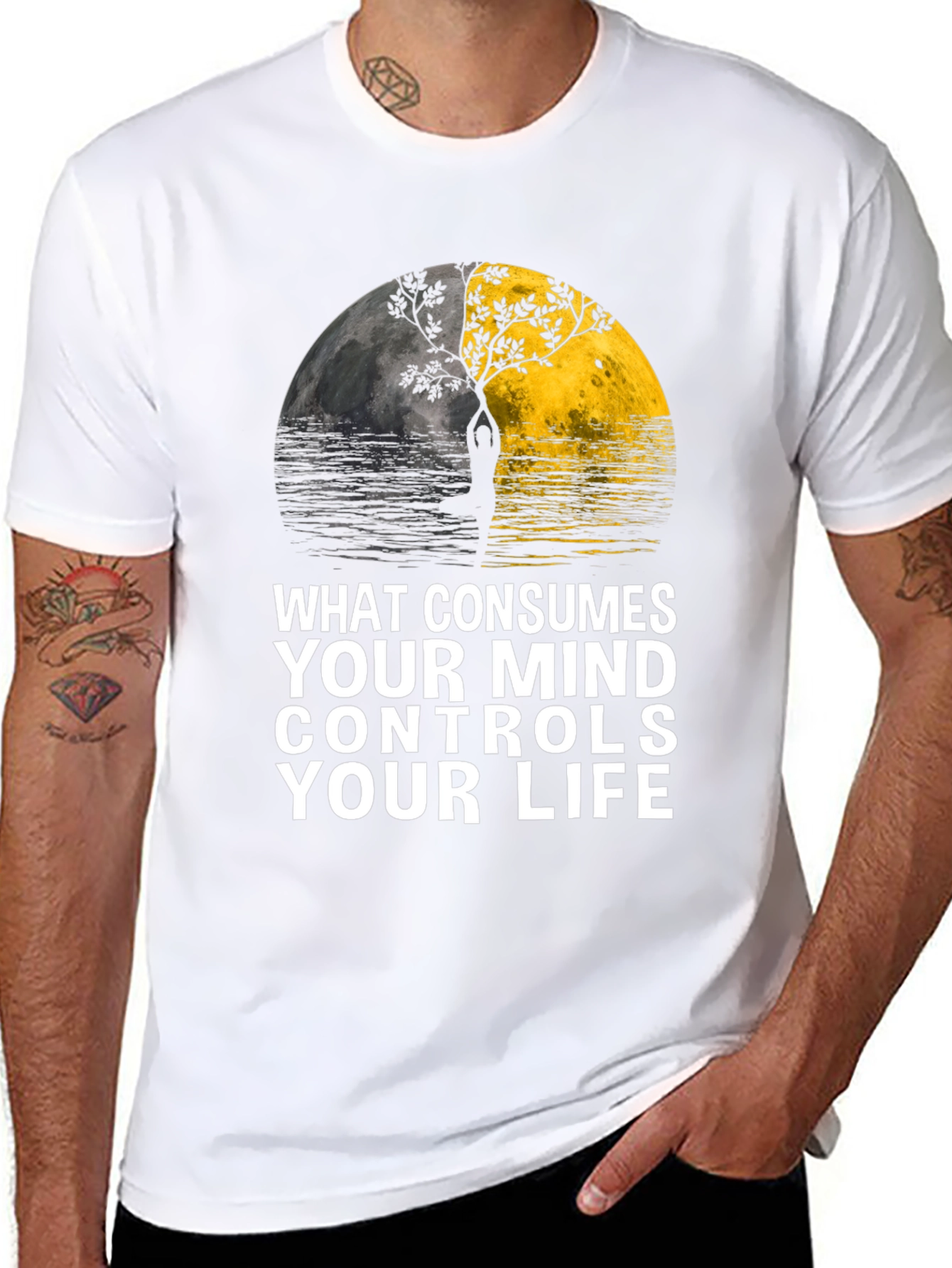 Mindful Living T-Shirt: What Consumes Your Mind