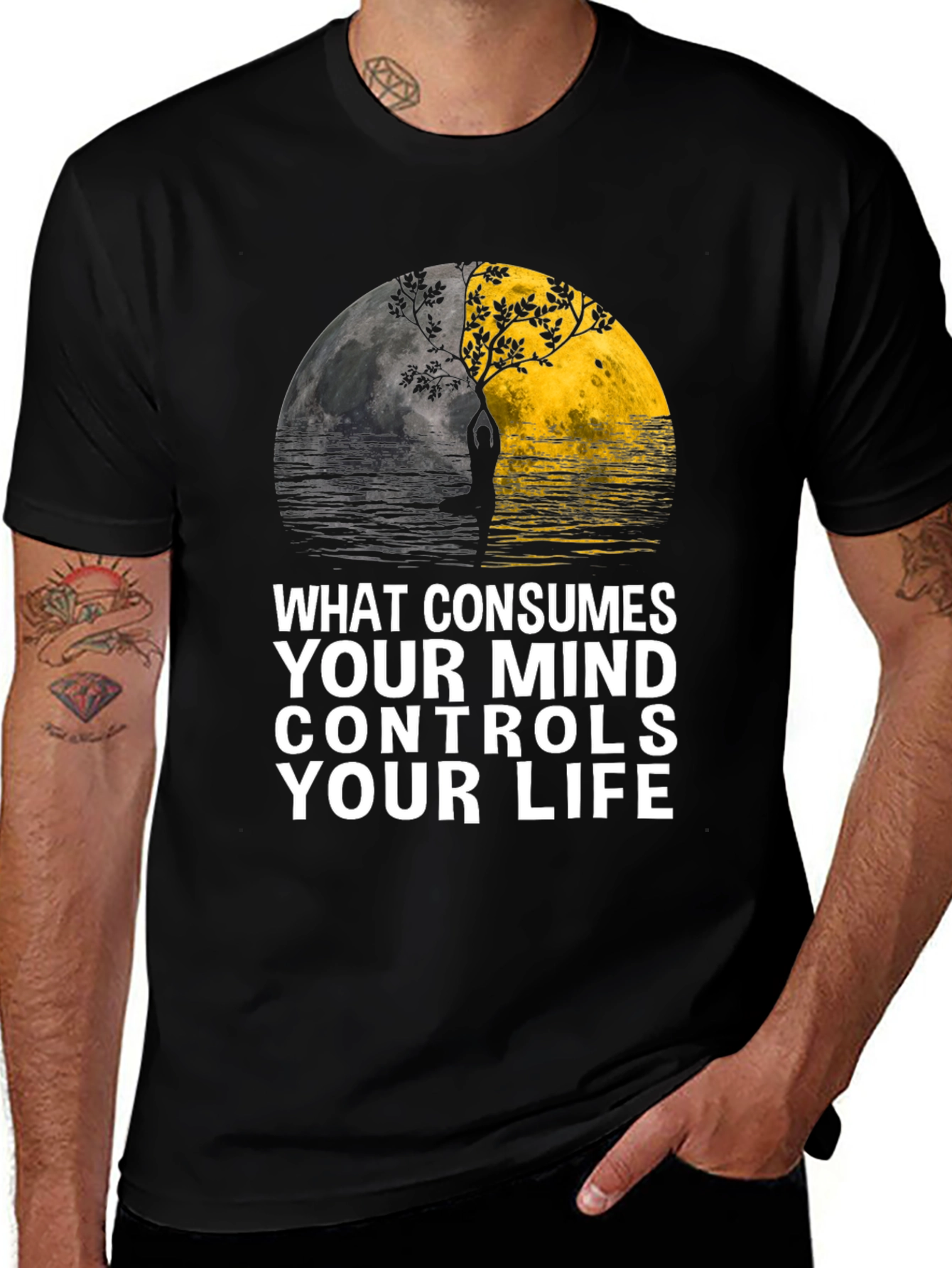 Mindful Living T-Shirt: What Consumes Your Mind