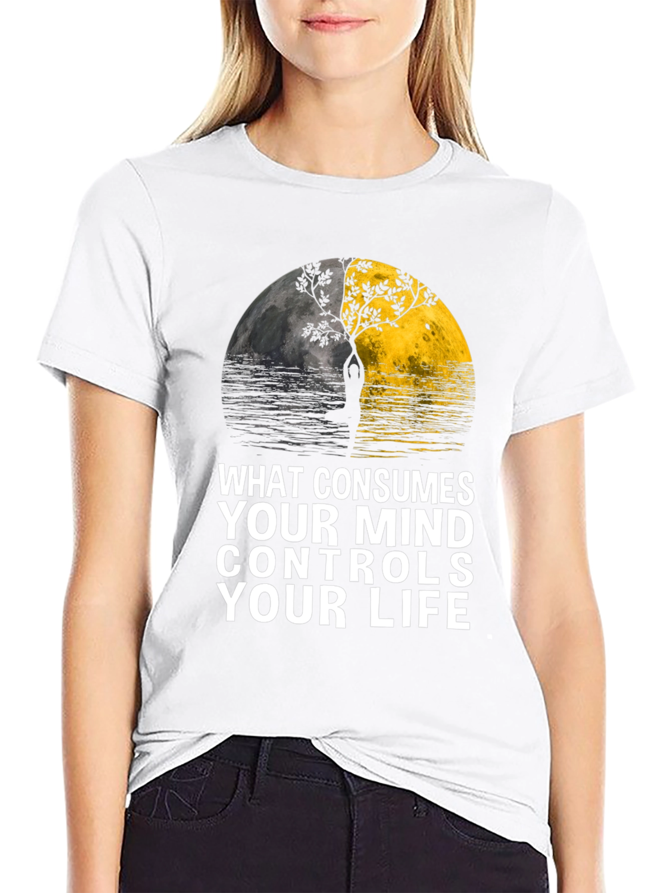 Mindful Living T-Shirt: What Consumes Your Mind